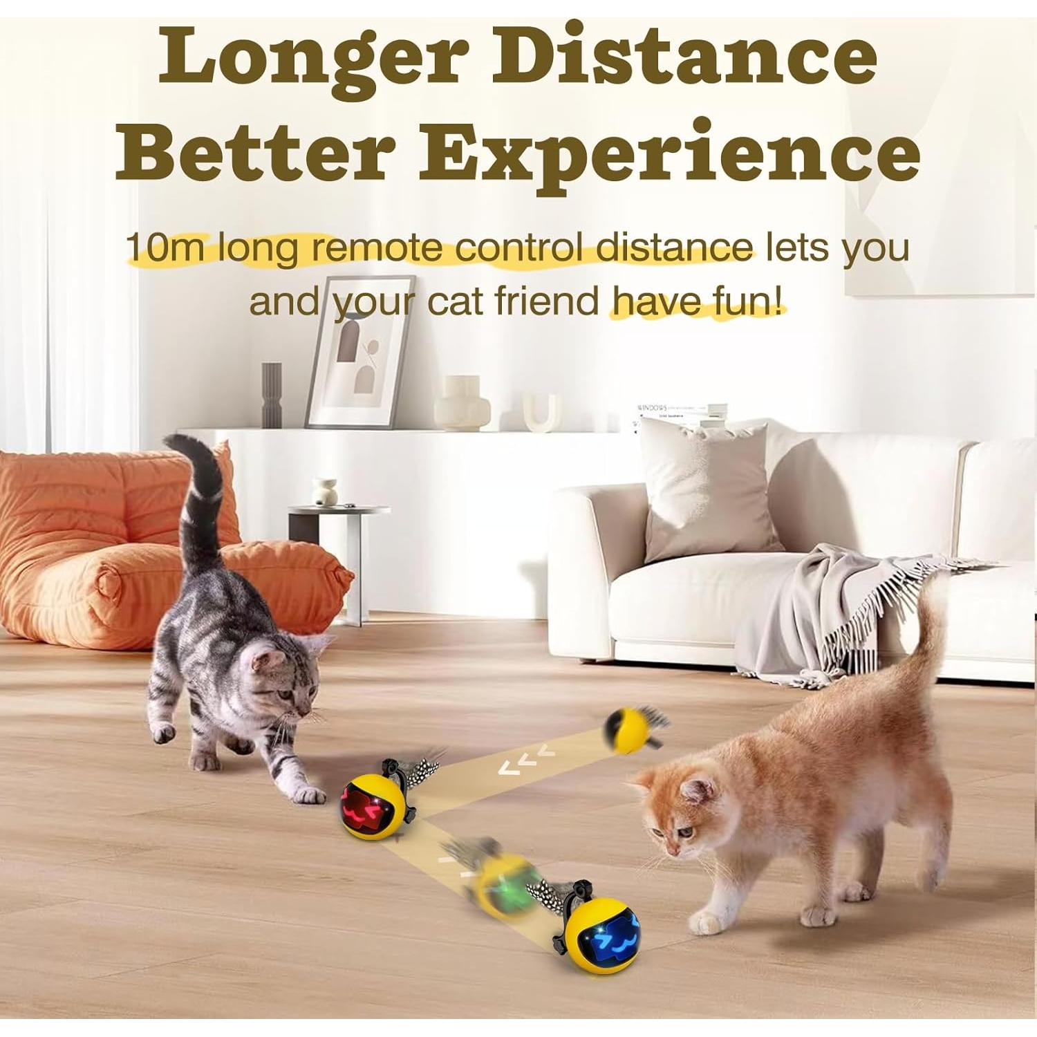 Juguete Interactivo para Gatos CUATRO ÁNGELES con Control Remoto