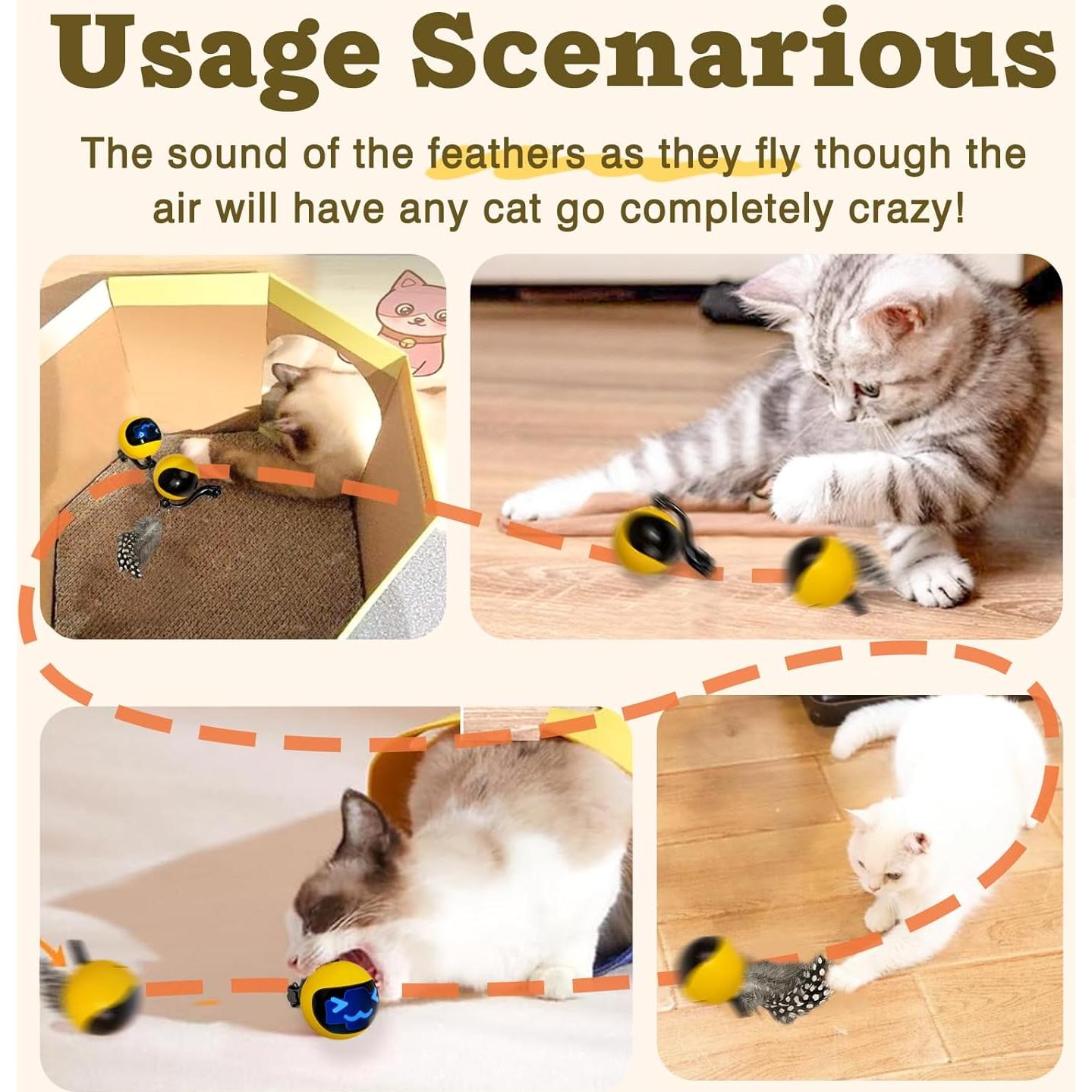 Juguete Interactivo para Gatos CUATRO ÁNGELES con Control Remoto