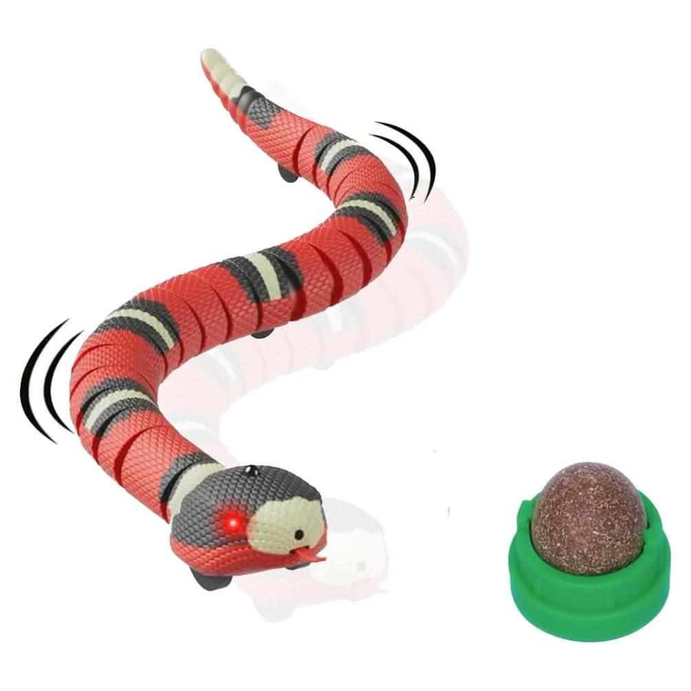 Juguete Interactivo Eléctrico para Gatos Tendify Serpiente 39.88cm