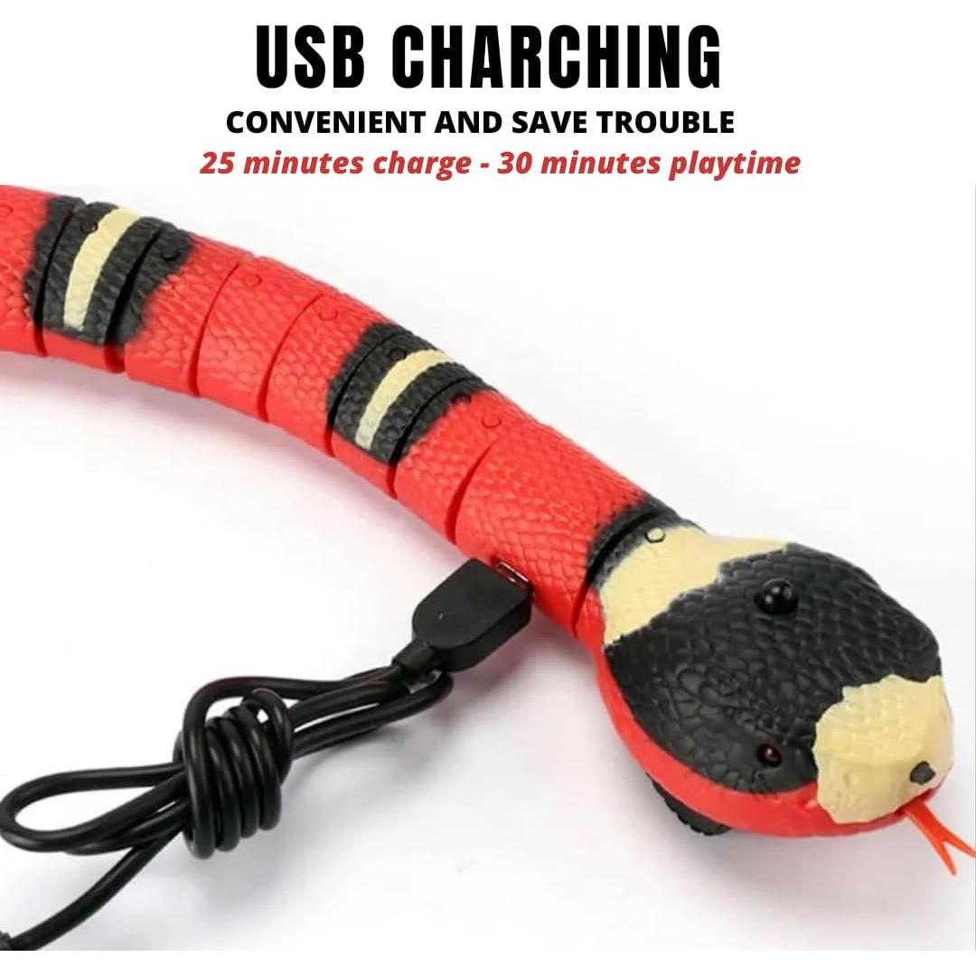 Juguete Interactivo Eléctrico para Gatos Tendify Serpiente 39.88cm