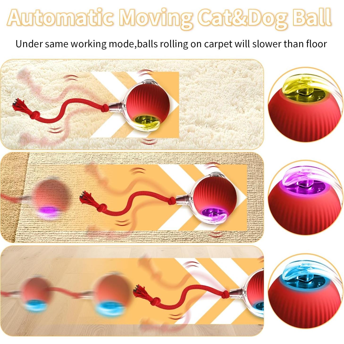 Bola Interactiva para Gatos LGGbaodan, Juguete Automático 2025