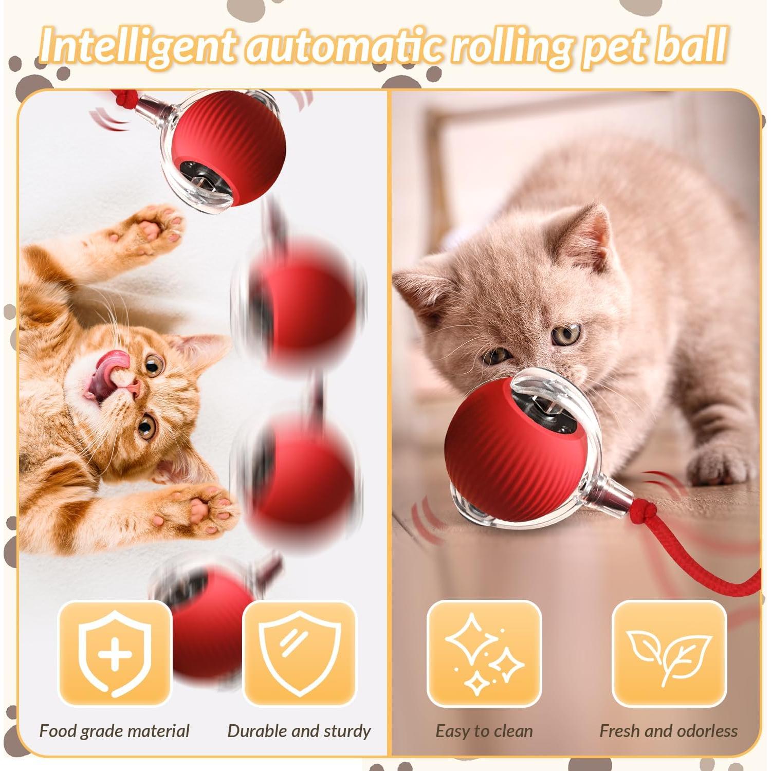 Bola Interactiva para Gatos LGGbaodan, Juguete Automático 2025