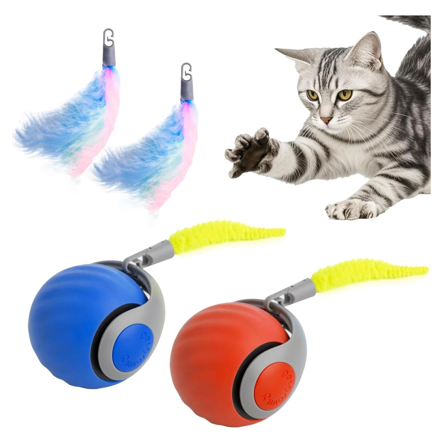 Juguete Interactivo para Gatos Speedy Cat Tail 2.0 - Bola Recargable USB