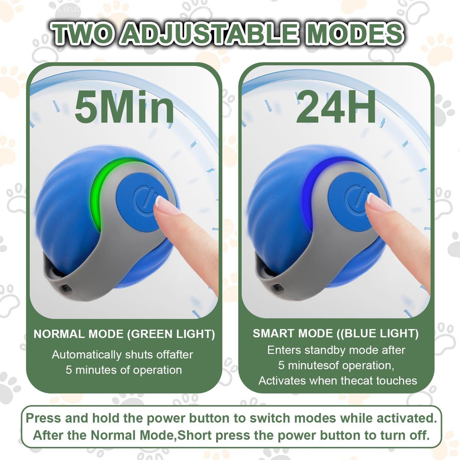 Juguete Interactivo para Gatos Speedy Cat Tail 2.0 - Bola Recargable USB