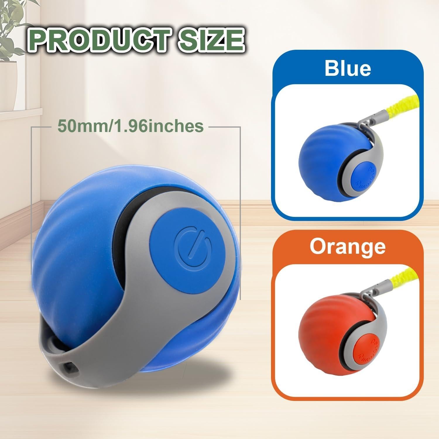 Juguete Interactivo para Gatos Speedy Cat Tail 2.0 - Bola Recargable USB