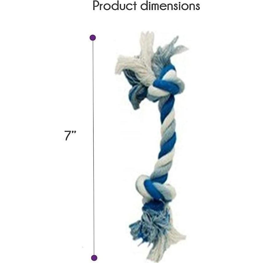 Juguetes de cuerda para perros pequeños Knivel - Paquete de 4