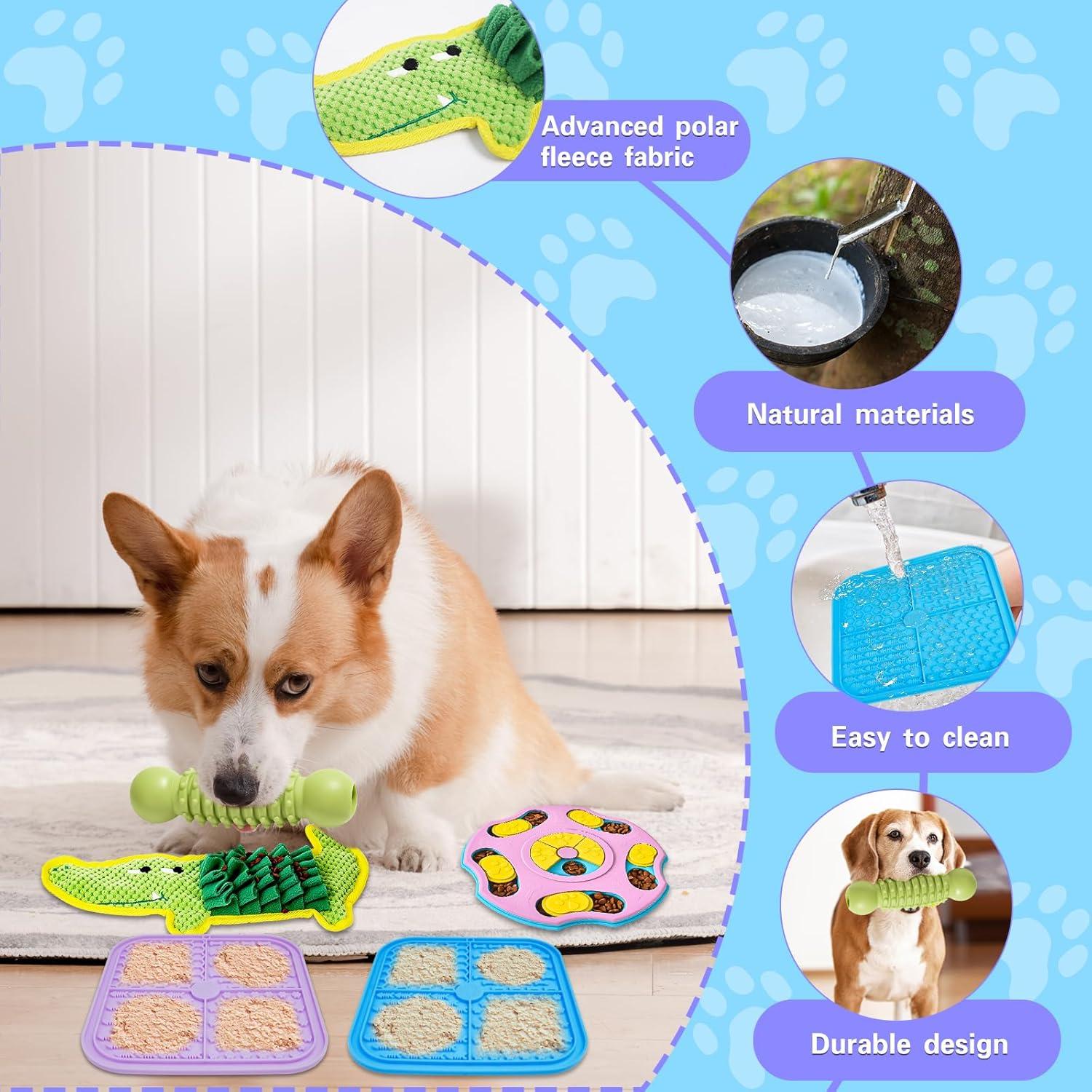Juego de Rompecabezas Interactivo para Perros MRSOHRET 9 Piezas