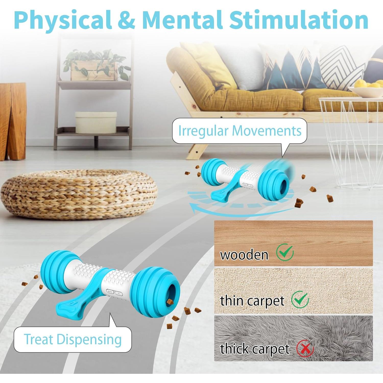 Juguete Interactivo para Perros PETGEEK Hueso Recargable USB