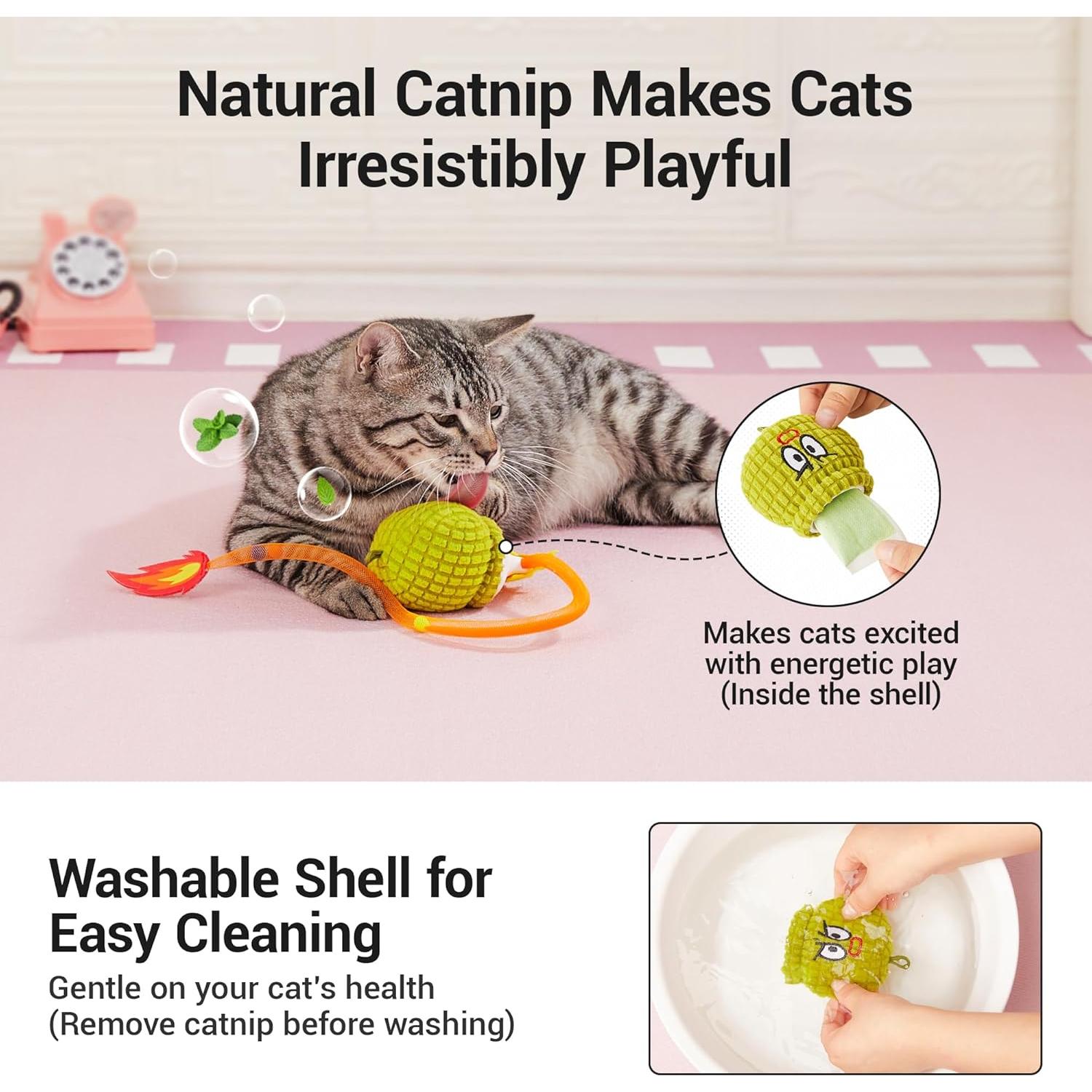 Juguete Interactivo para Gatos Potaroma con Sensor de Movimiento