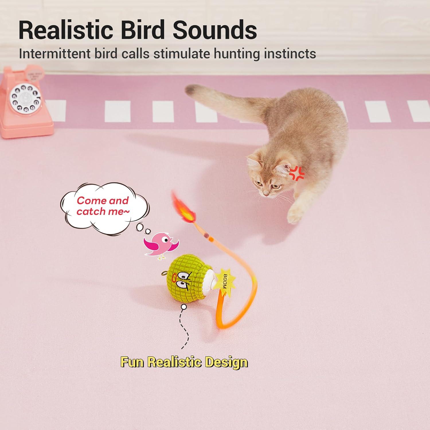 Juguete Interactivo para Gatos Potaroma con Sensor de Movimiento