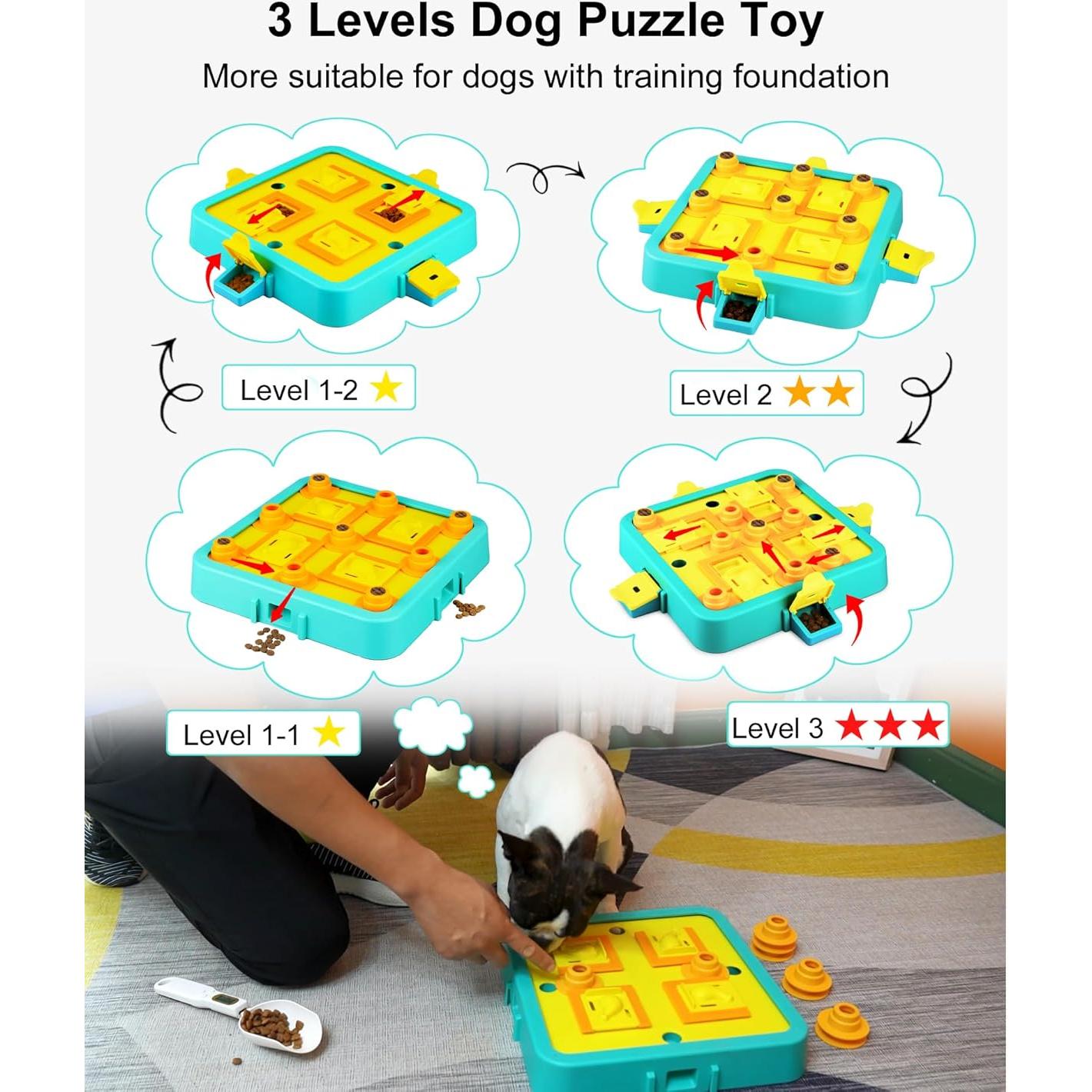 Juguete de Rompecabezas Interactivo para Perros LACCEN 3 en 1