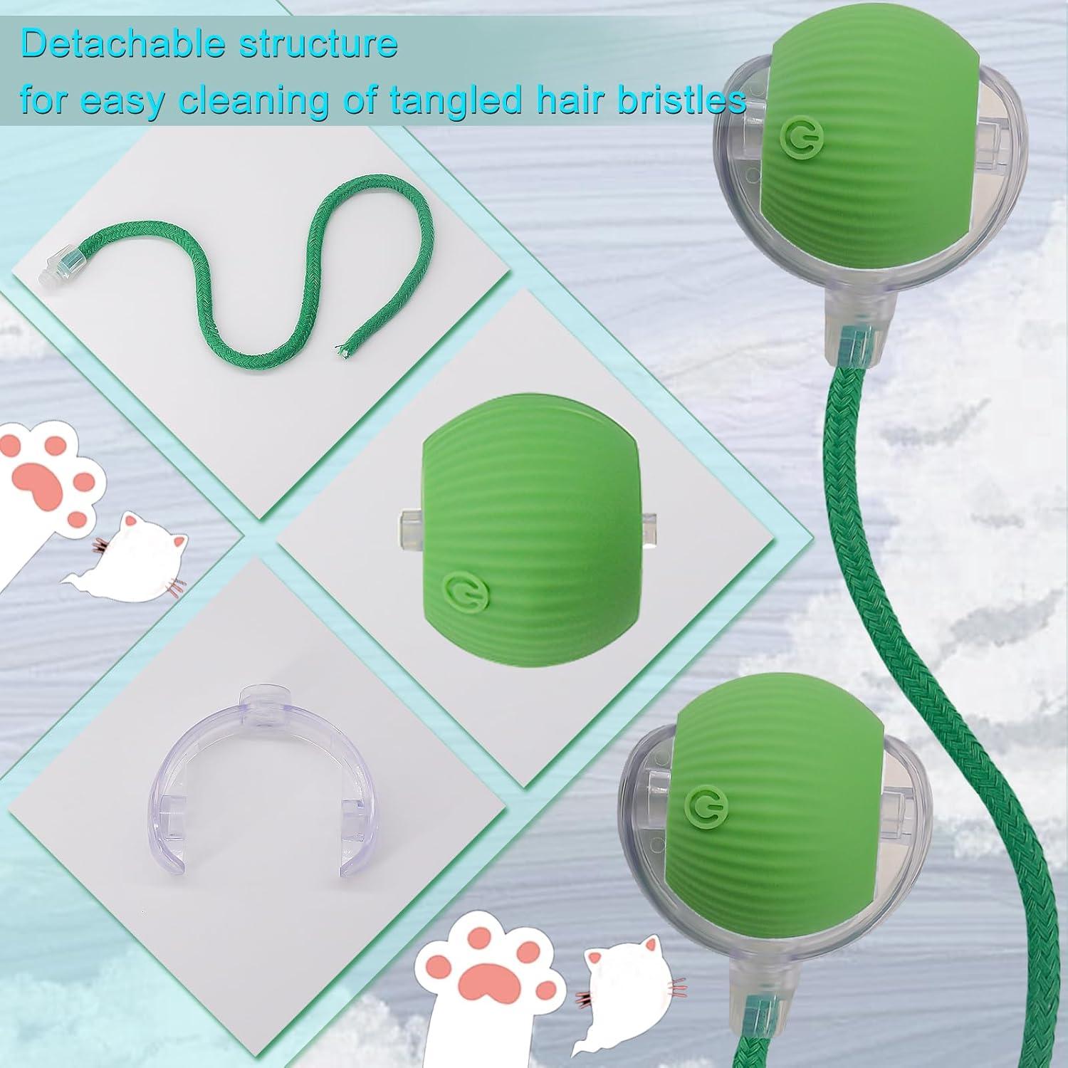 Bola Interactiva para Gatos y Perros Hetuyon - Verde, 5.8cm