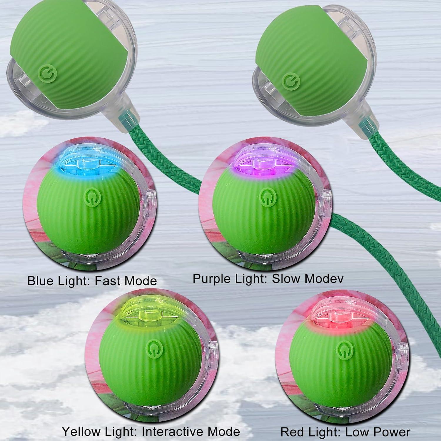 Bola Interactiva para Gatos y Perros Hetuyon - Verde, 5.8cm