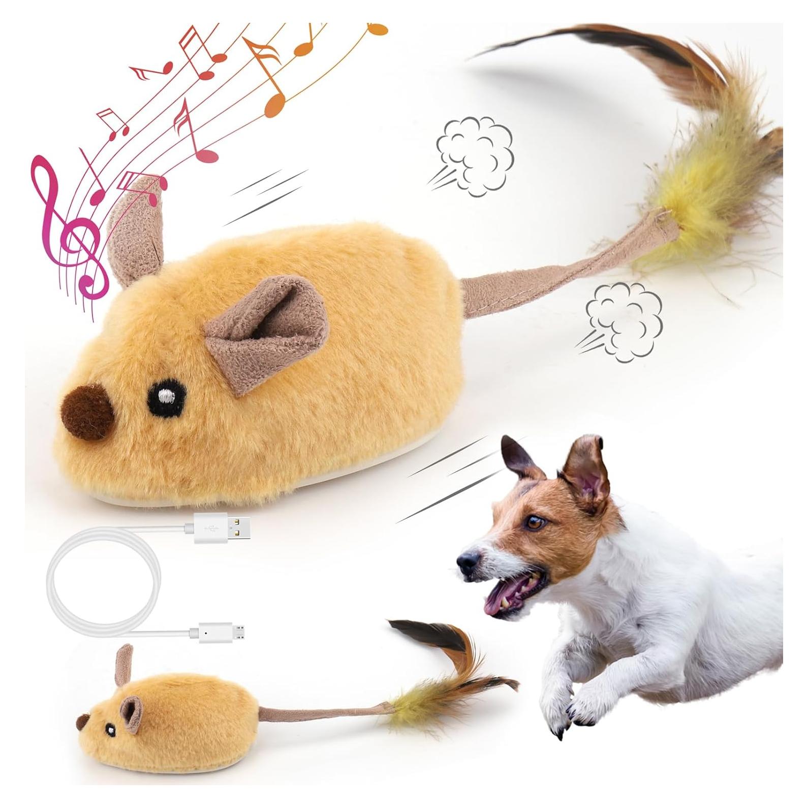 Juguete Interactivo para Perros Mity Ratón Amarillo con Sonido