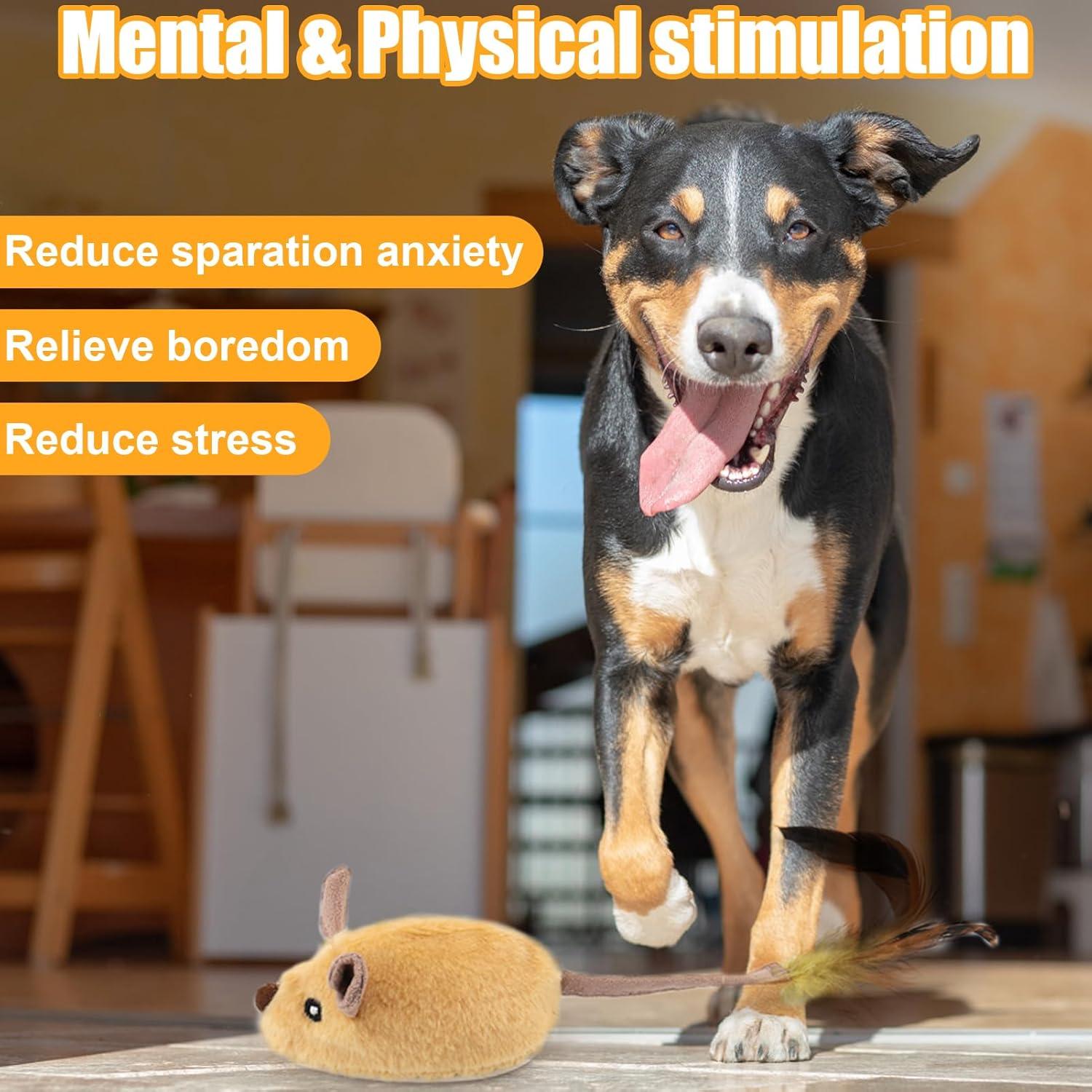 Juguete Interactivo para Perros Mity Ratón Amarillo con Sonido