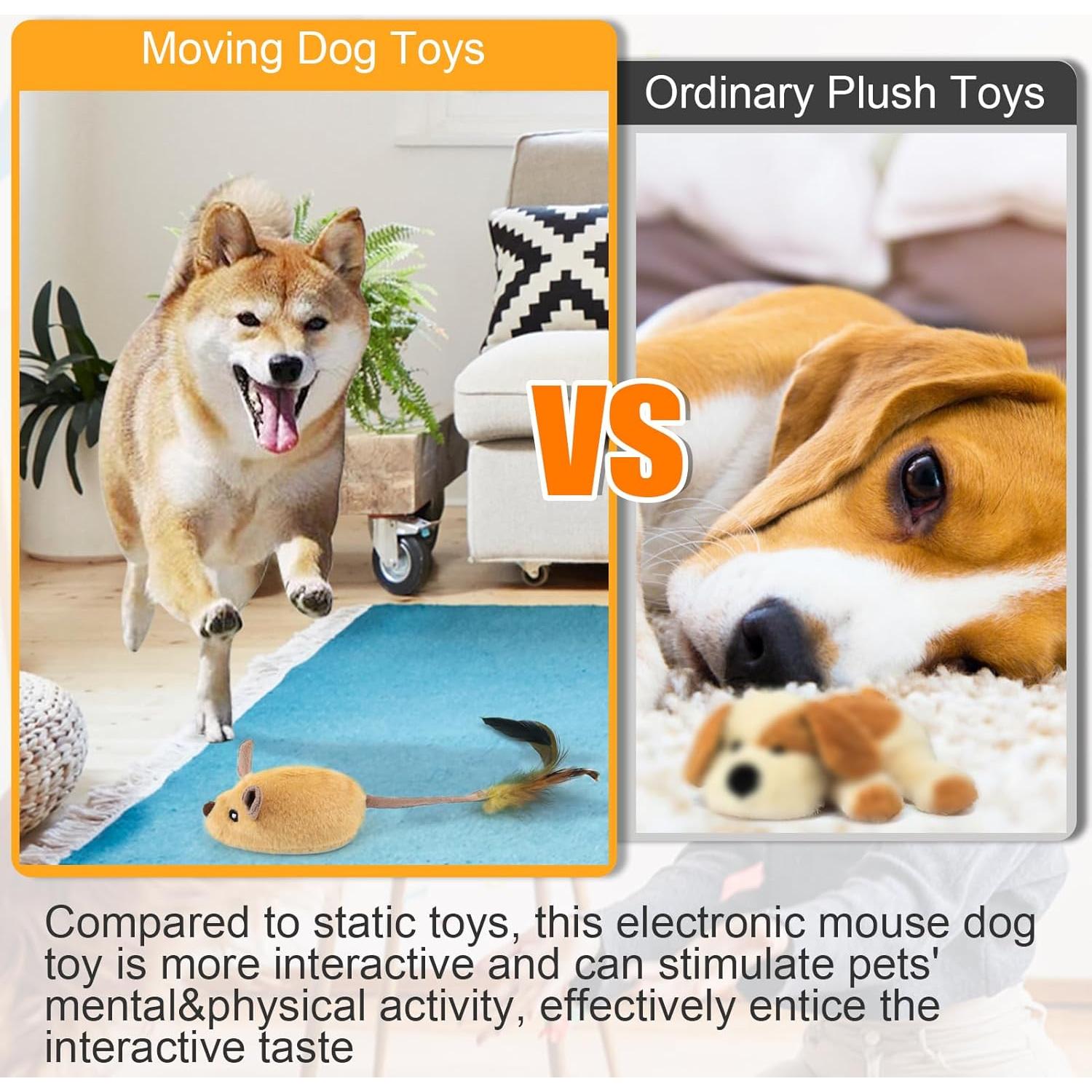 Juguete Interactivo para Perros Mity Ratón Amarillo con Sonido