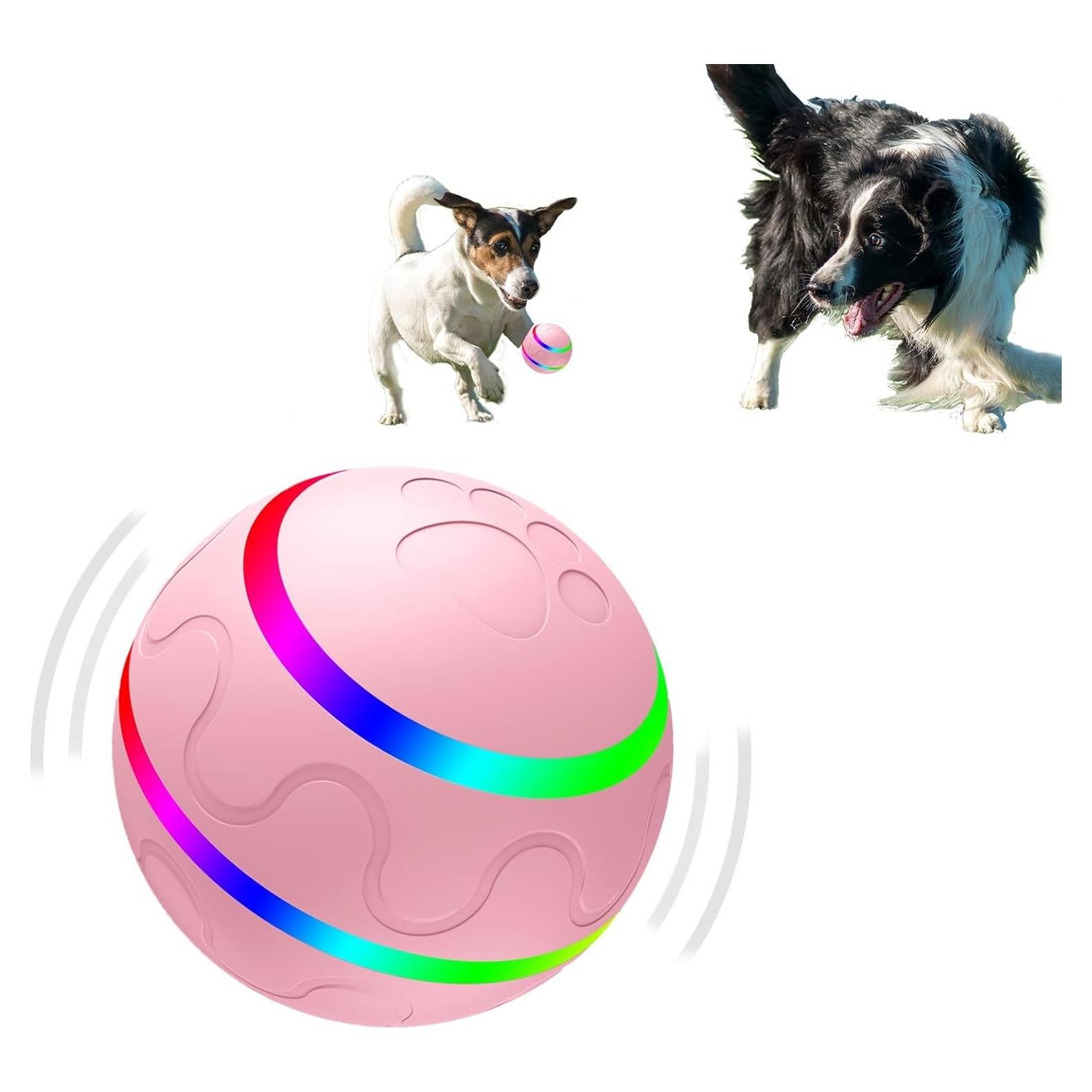 Pelota Interactiva para Perros Morhandisn Rosa 8 cm Recargable