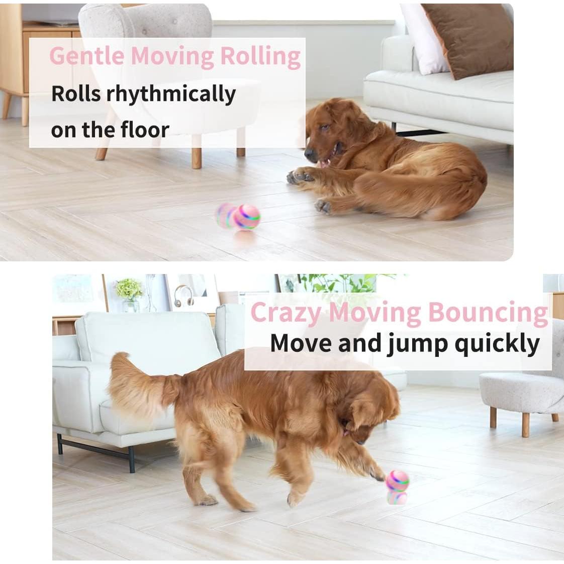 Pelota Interactiva para Perros Morhandisn Rosa 8 cm Recargable