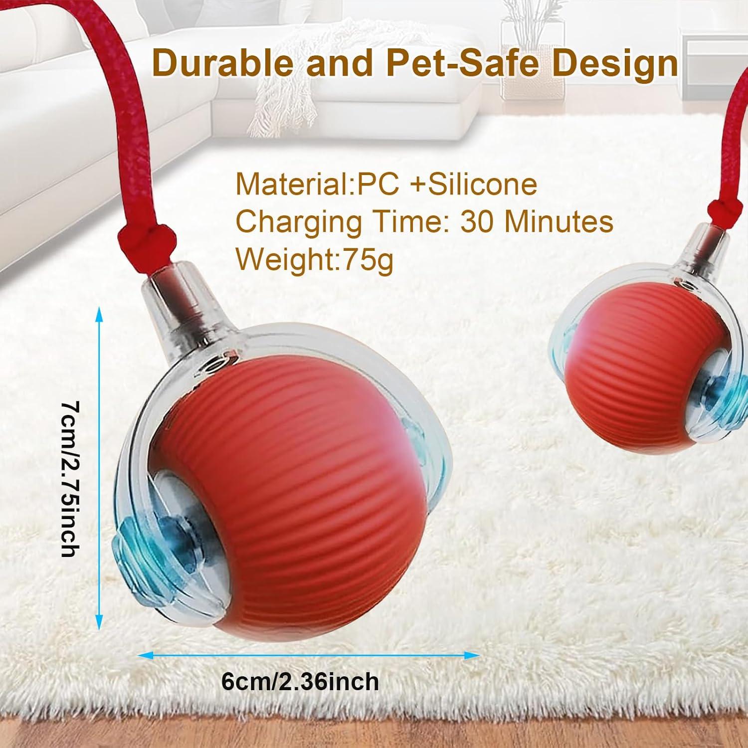 Bola Interactiva para Gatos y Perros Taikcsut - Rojo