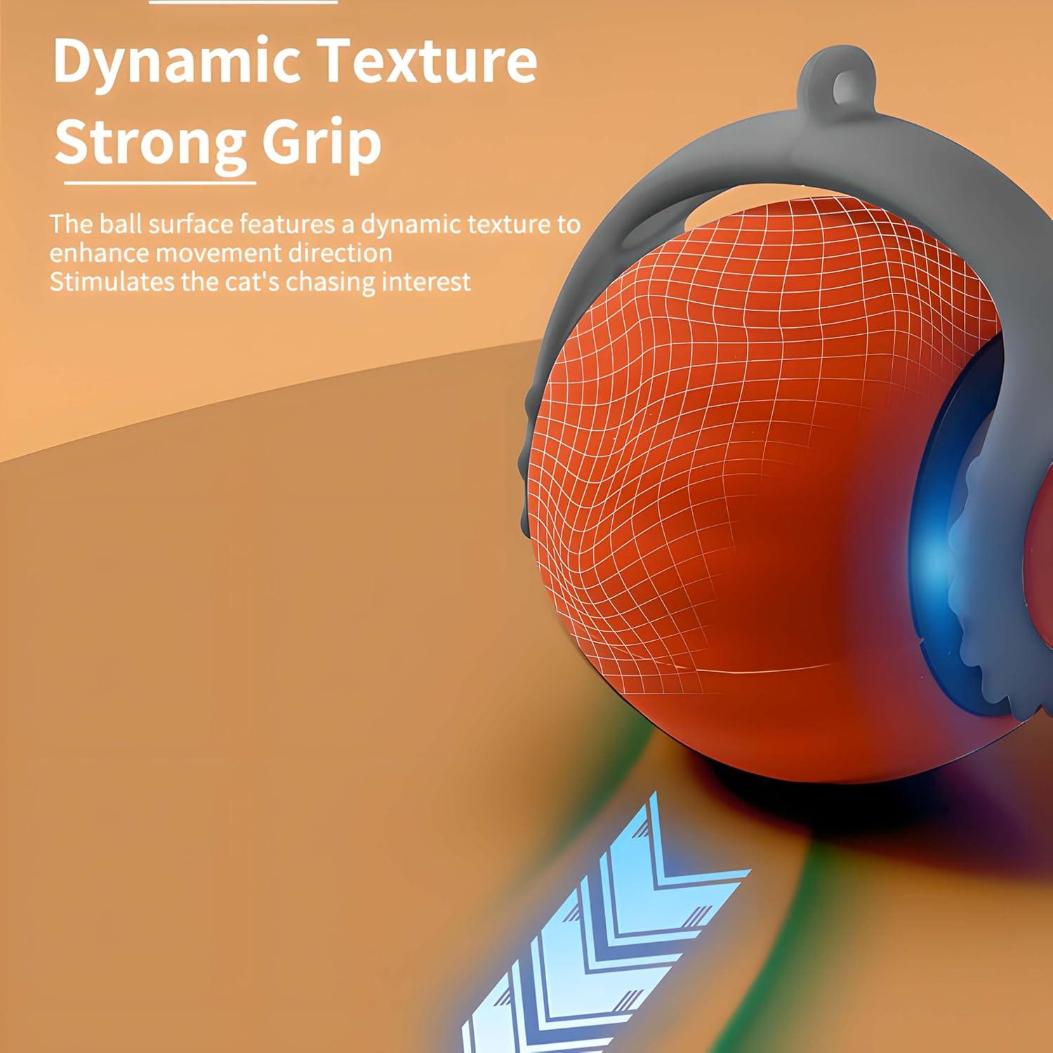 Bola Interactiva para Gato HNP Rojo 71 cm Recargable USB