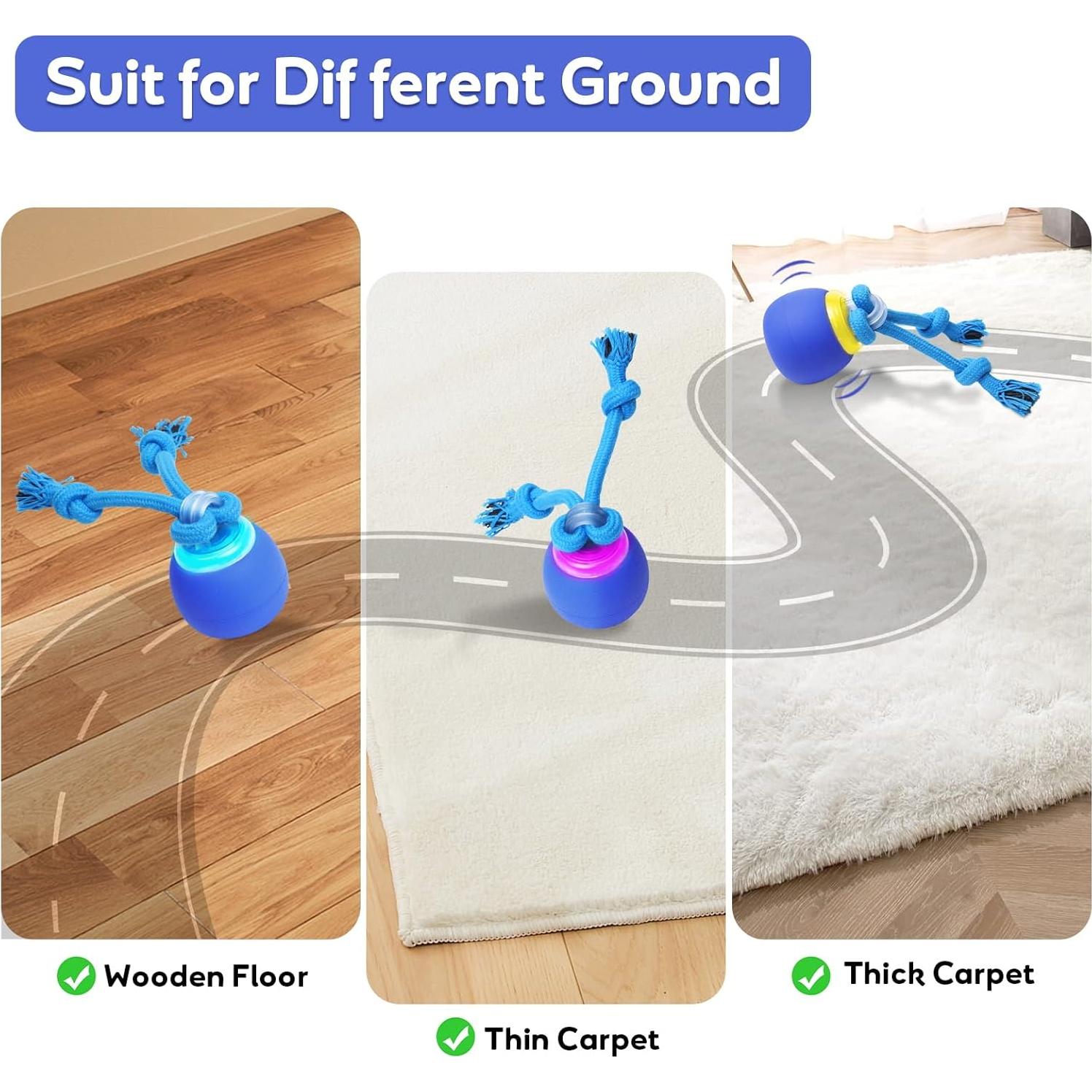 Pelota Interactiva para Perros LEPLE LP51 con Sonido Squeaky