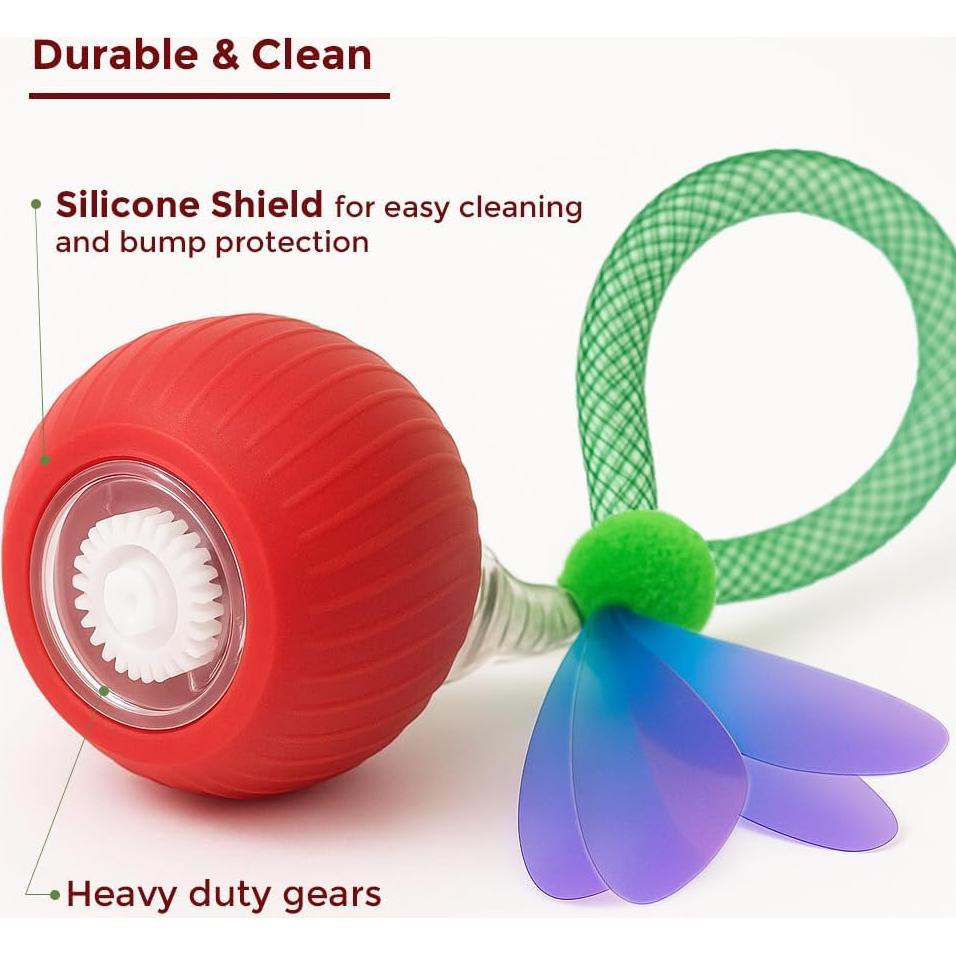 Juguete Interactivo para Gatos Umadeus - Cola de Plumas, Recargable