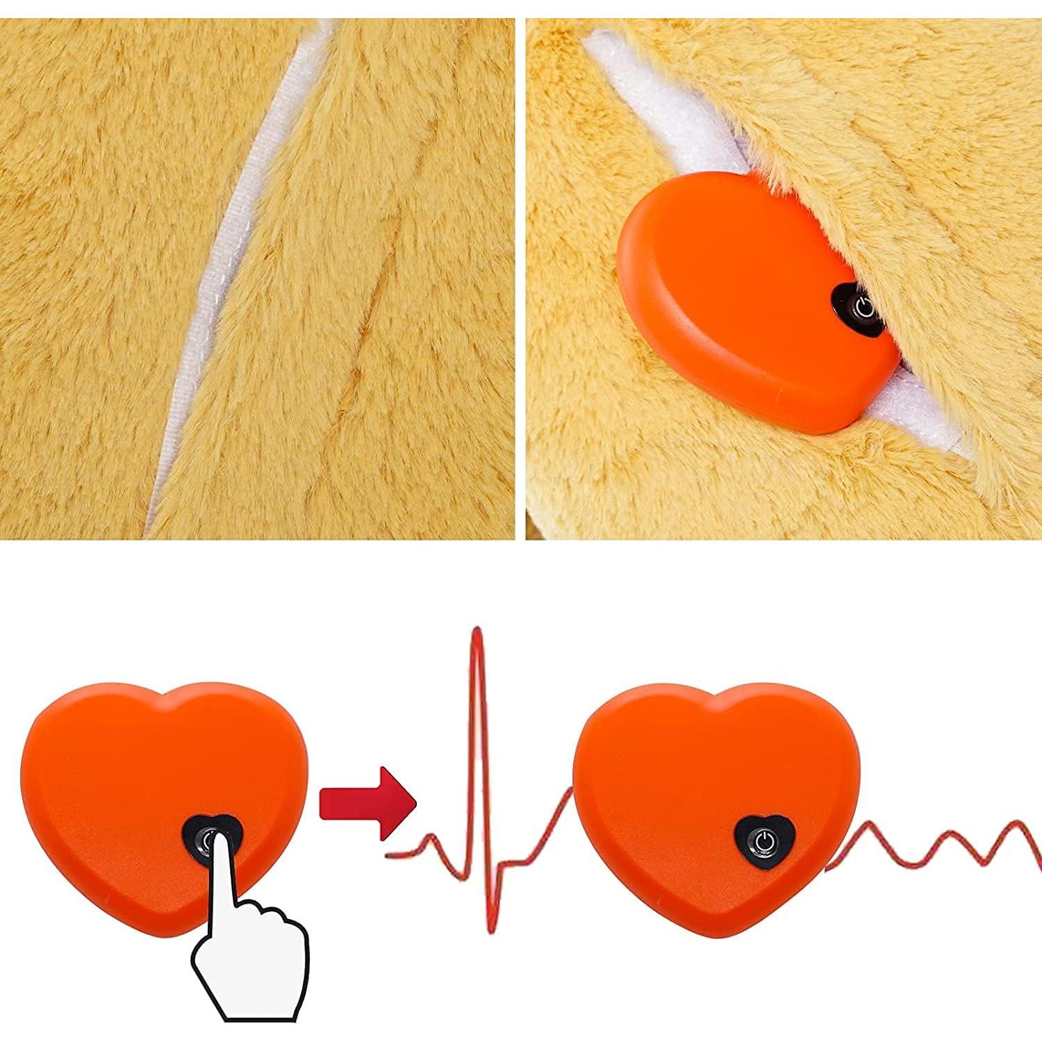 Juguete de Peluche con Latido HonourHope para Perros Medianos