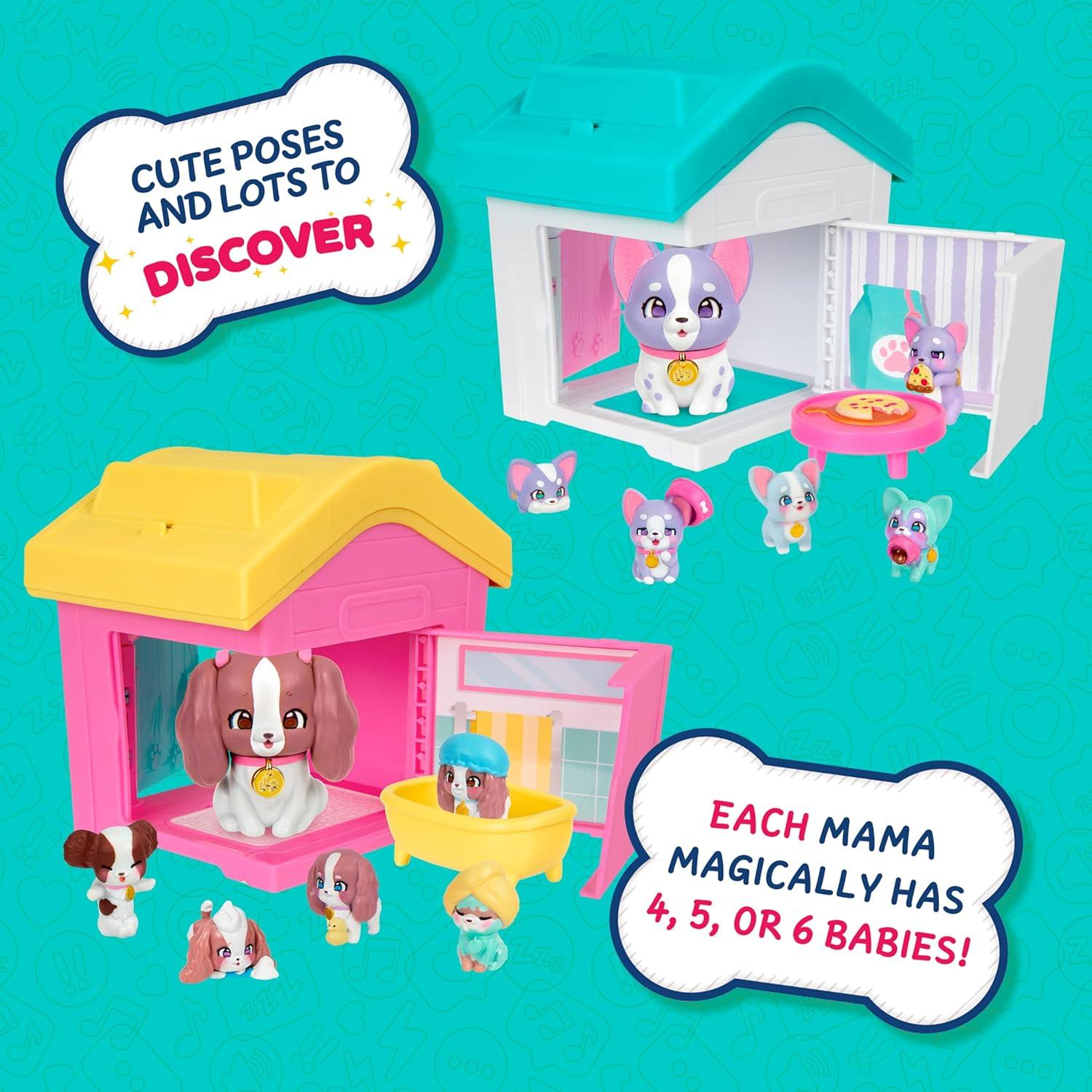 Conjunto de Juego Casa de Perros Little Live Pets Frenchie y Spaniel