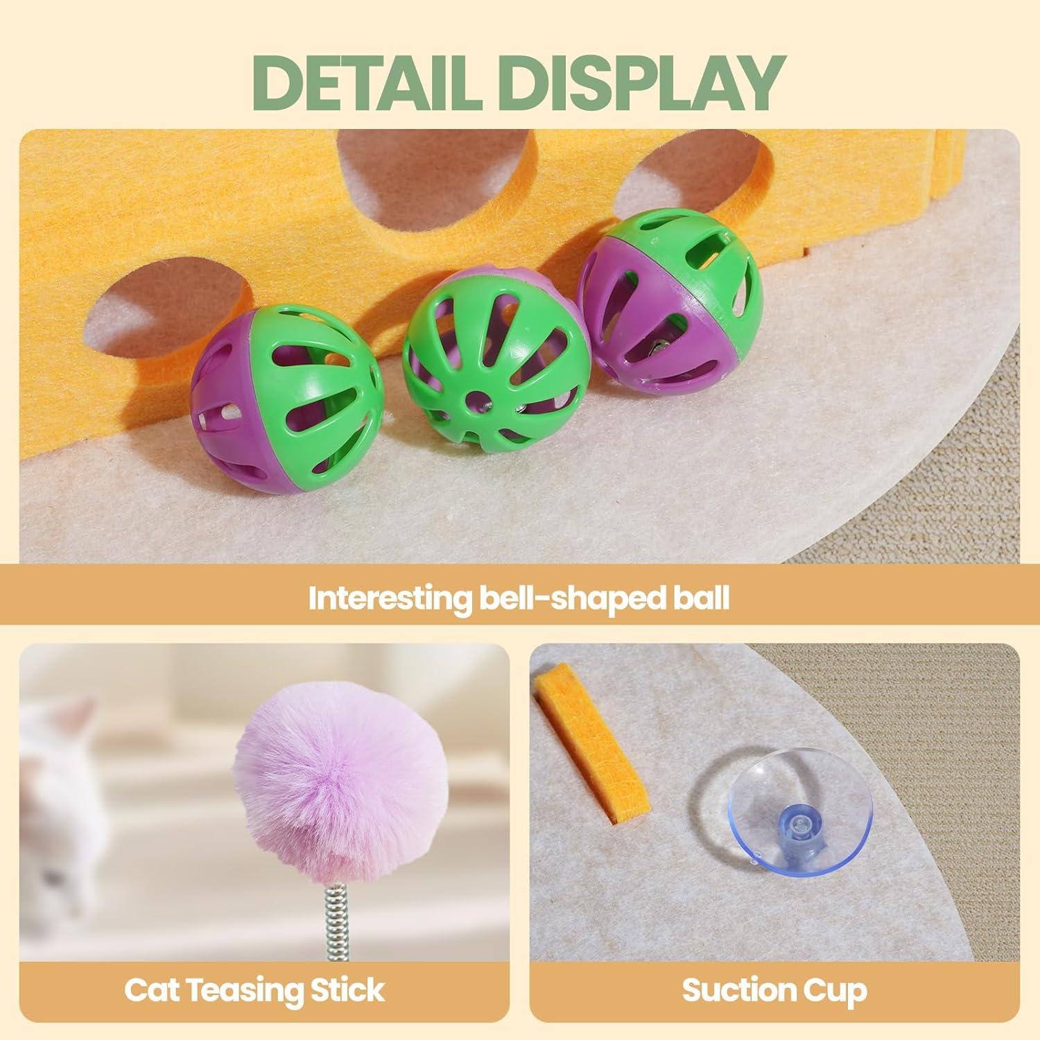 Juguete Interactivo para Gatos Enioem Laberinto 22x20 cm