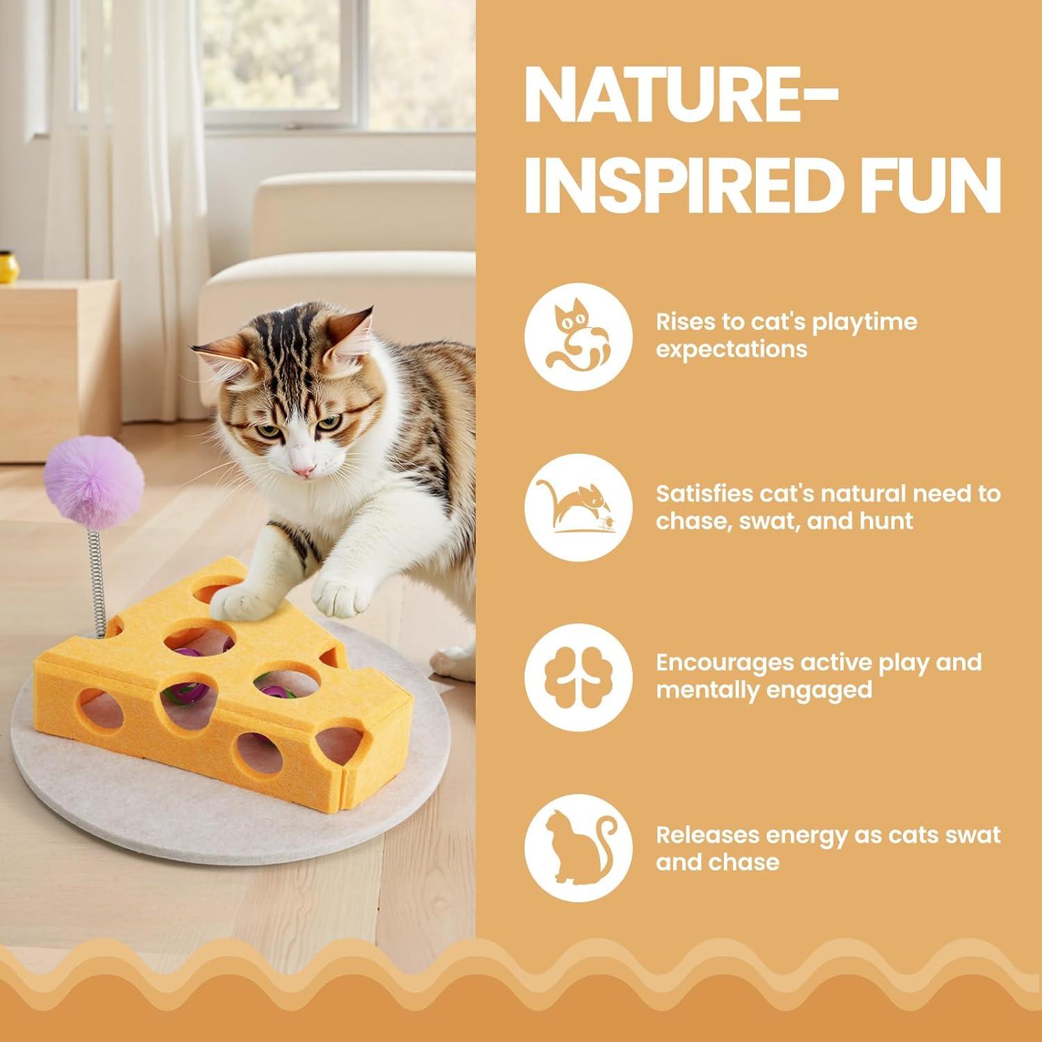 Juguete Interactivo para Gatos Enioem Laberinto 22x20 cm