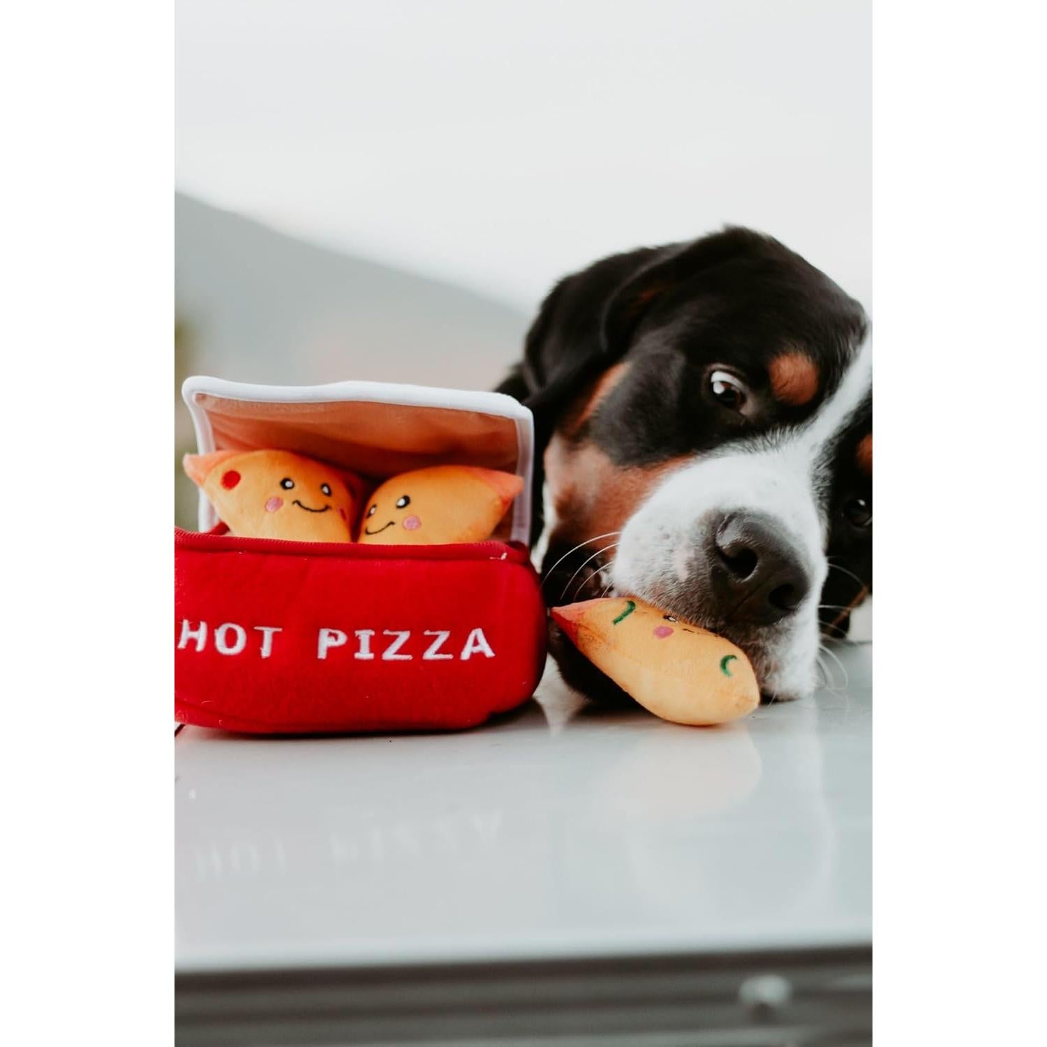 Juguete Interactivo para Perros ZippyPaws Burrow Pizza 10x22.6cm