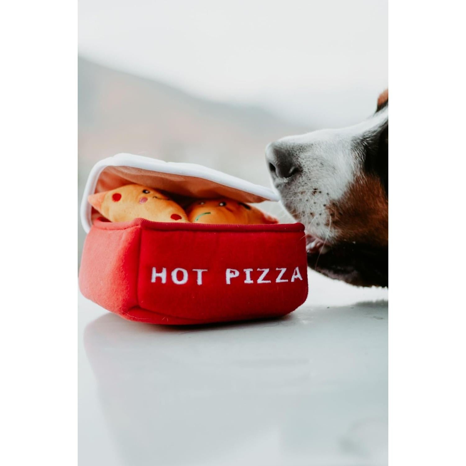 Juguete Interactivo para Perros ZippyPaws Burrow Pizza 10x22.6cm