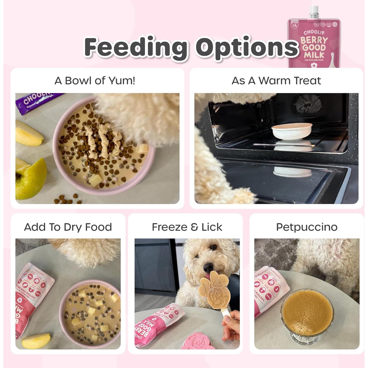 Leche para Mascotas Berry Good Choolip 10 Sobres 200ml