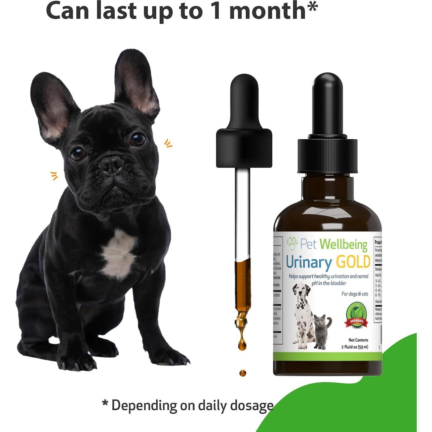 Suplemento Urinario para Perros Pet Wellbeing 59 ml - Salud Tracto Urinario