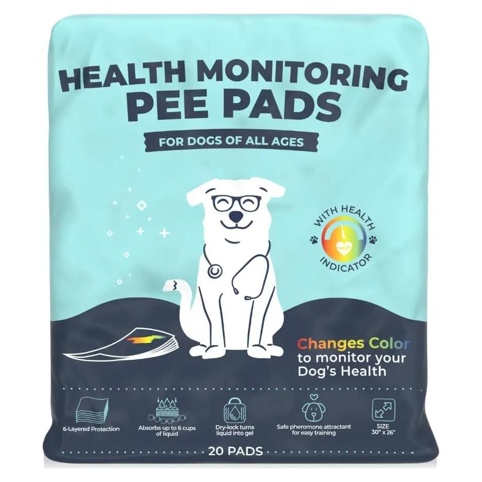 Almohadillas Inteligentes para Perros Genius Litter 76x66cm 20 Unidades