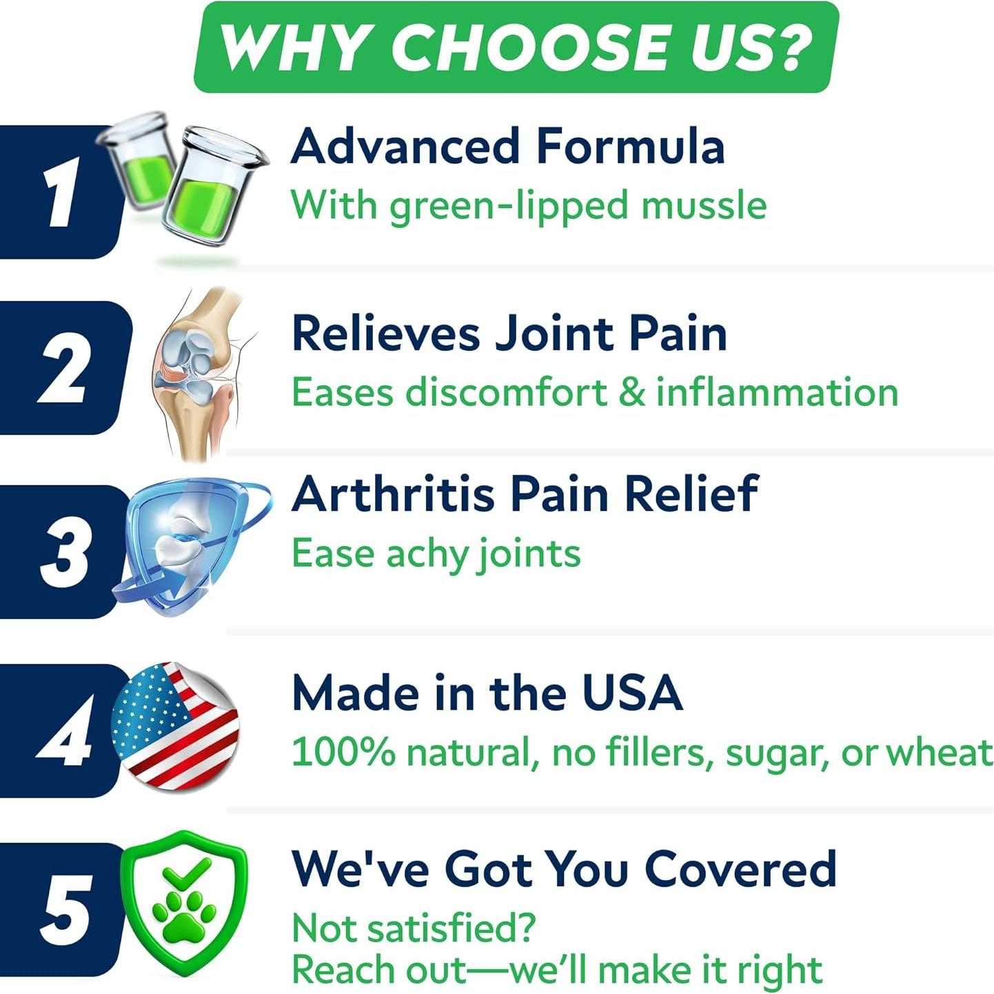 Suplemento Articular Avanzado STRELLALAB para Perros Senior - 120 Masticables Sabor Tocino