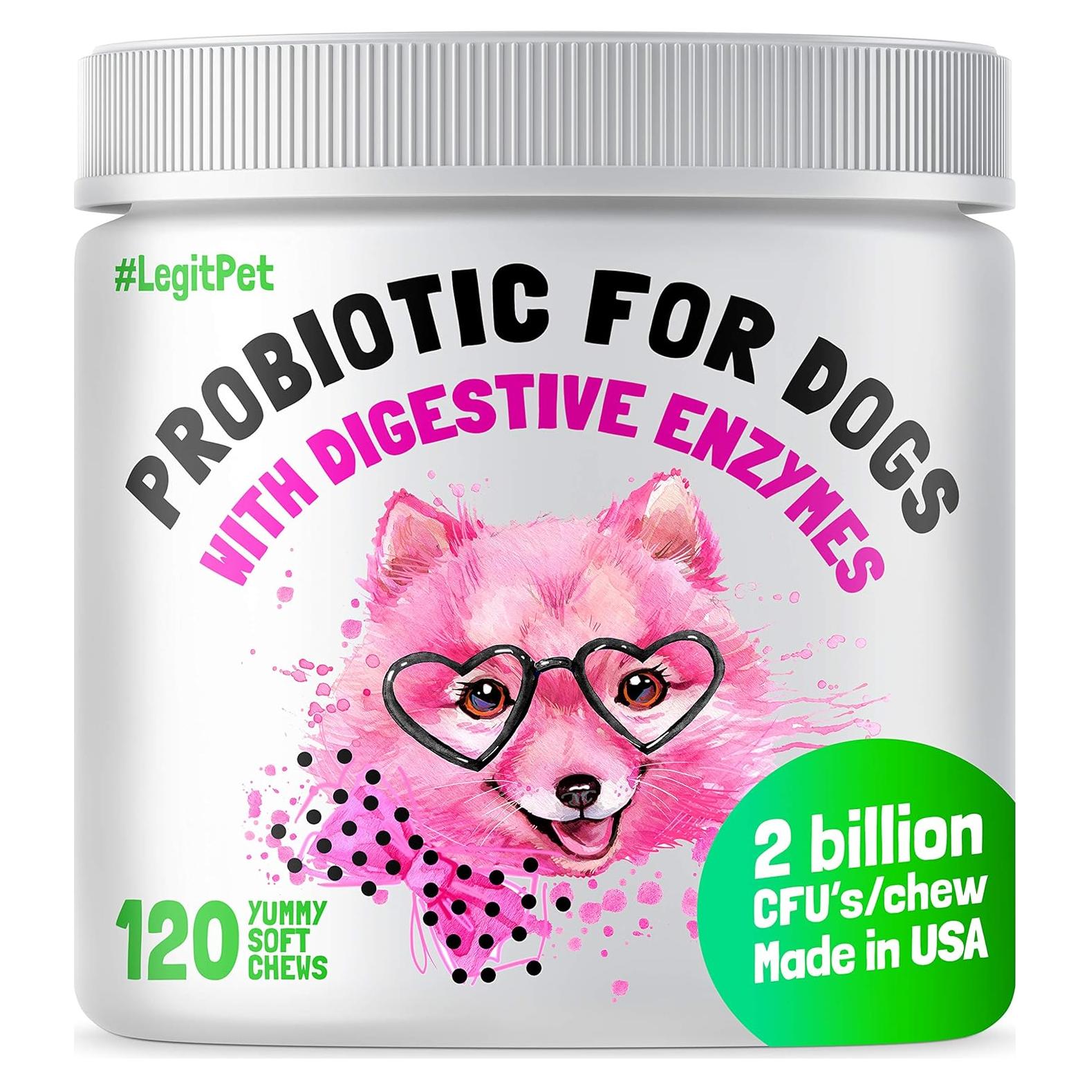 Masticables Probioticos para Perros LEGITPET 120 Unidades