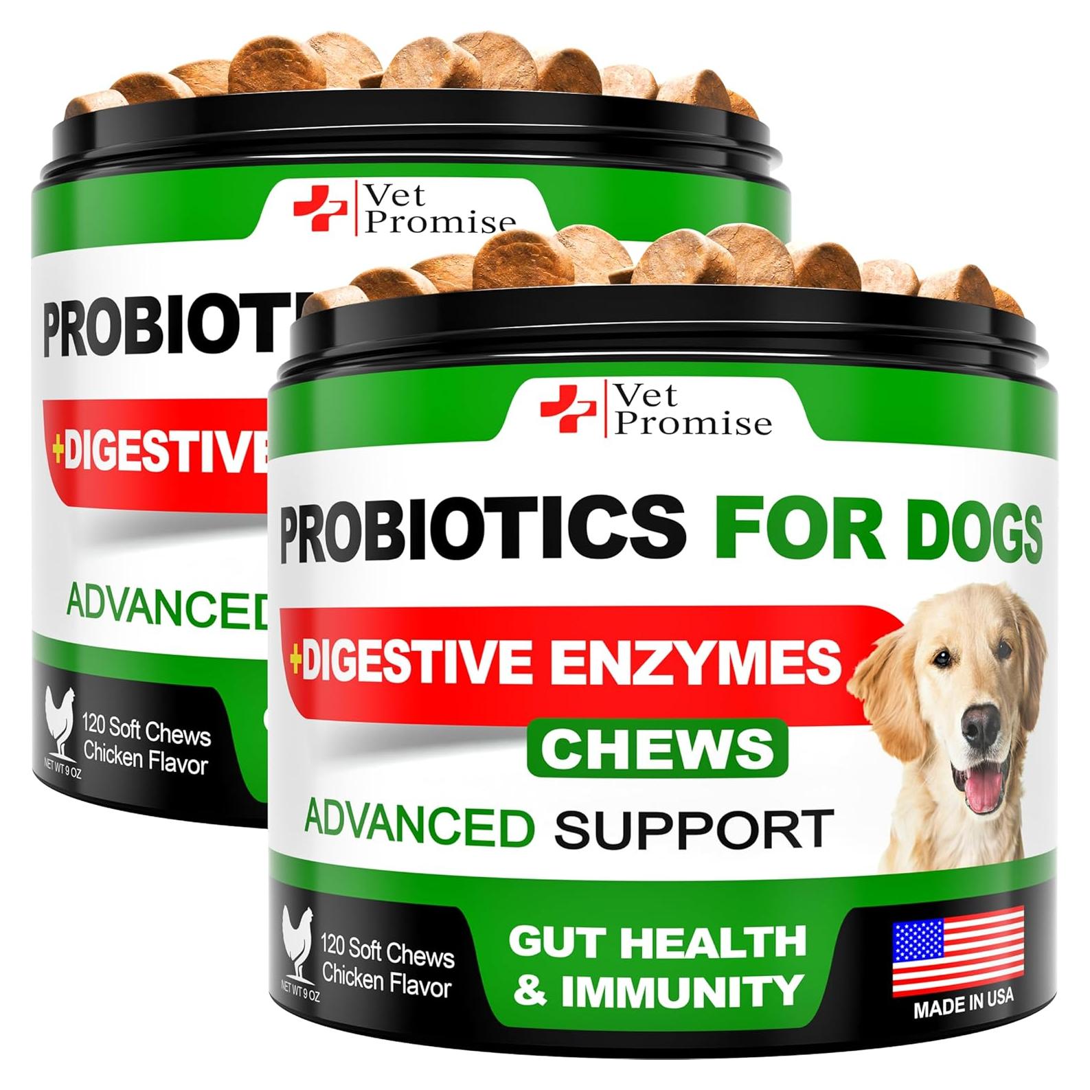 Probioticos para Perros Vet Promise - 240 Masticables Pollo