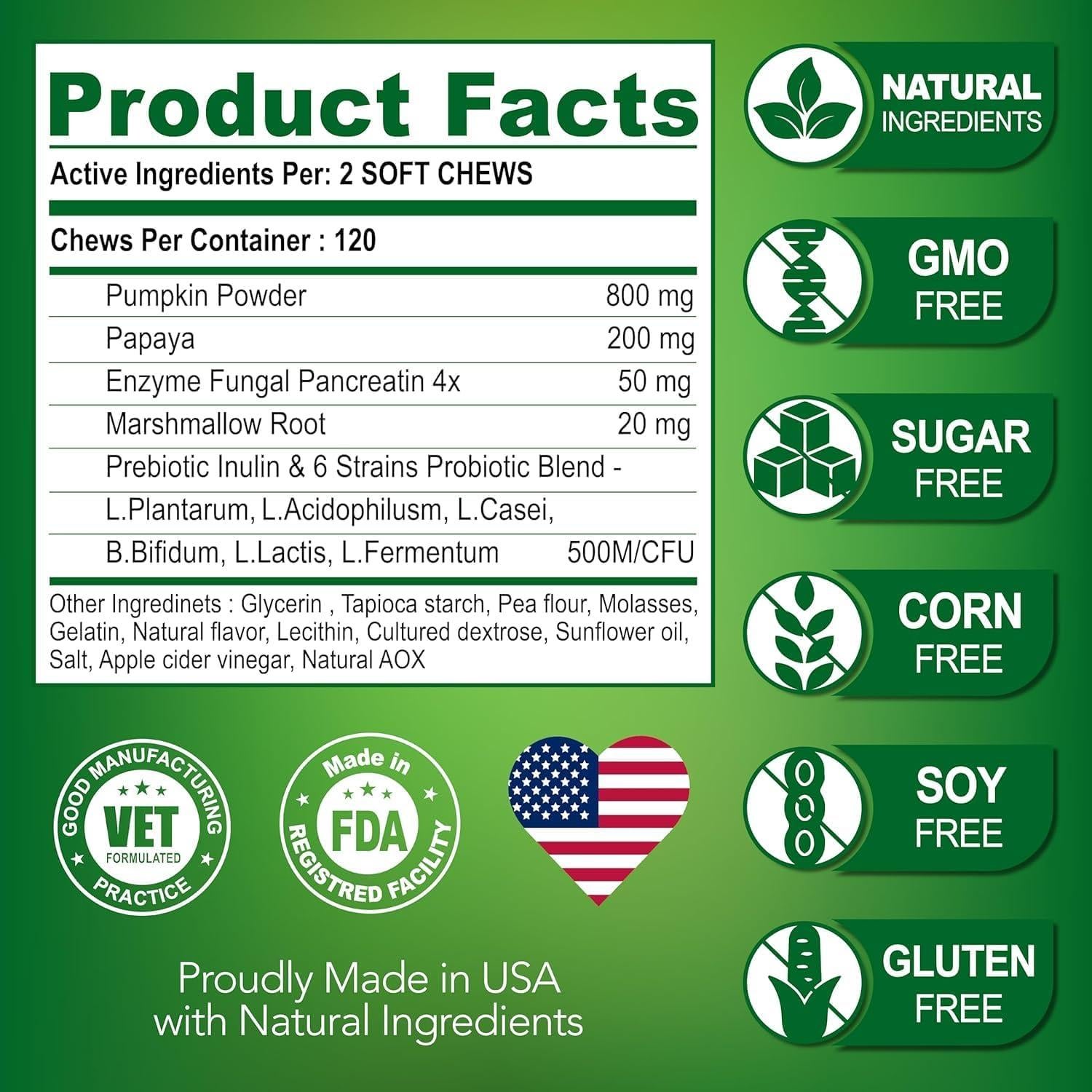 Probioticos para Perros Vet Promise - 240 Masticables Pollo