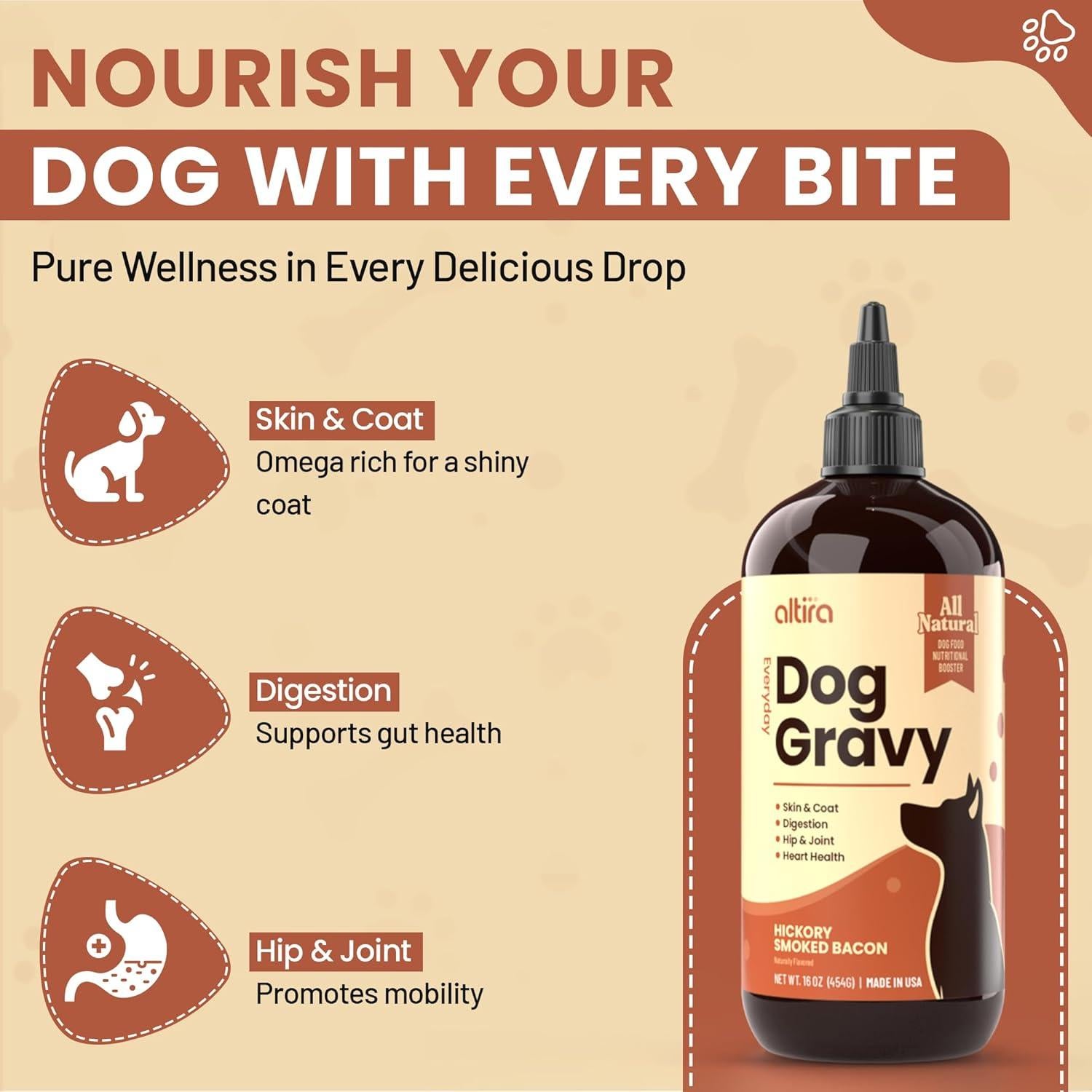 Gravy para Perros Diario Altira - Suplemento Nutritivo 510g