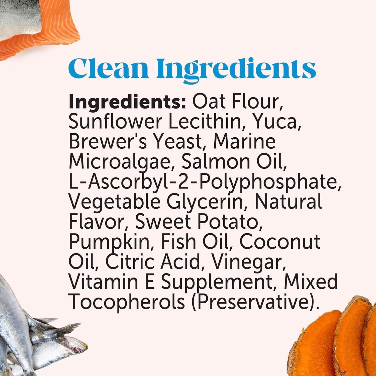 Masticables de Salmón PetHonesty 90 Ct - Suplemento Omega 3 para Perros