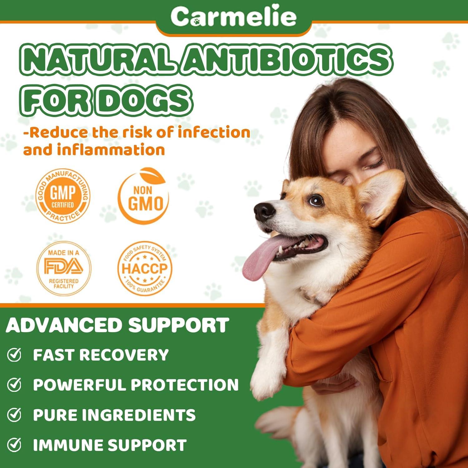 Antibióticos Naturales para Perros Carmelie 60 ml - Salud Piel
