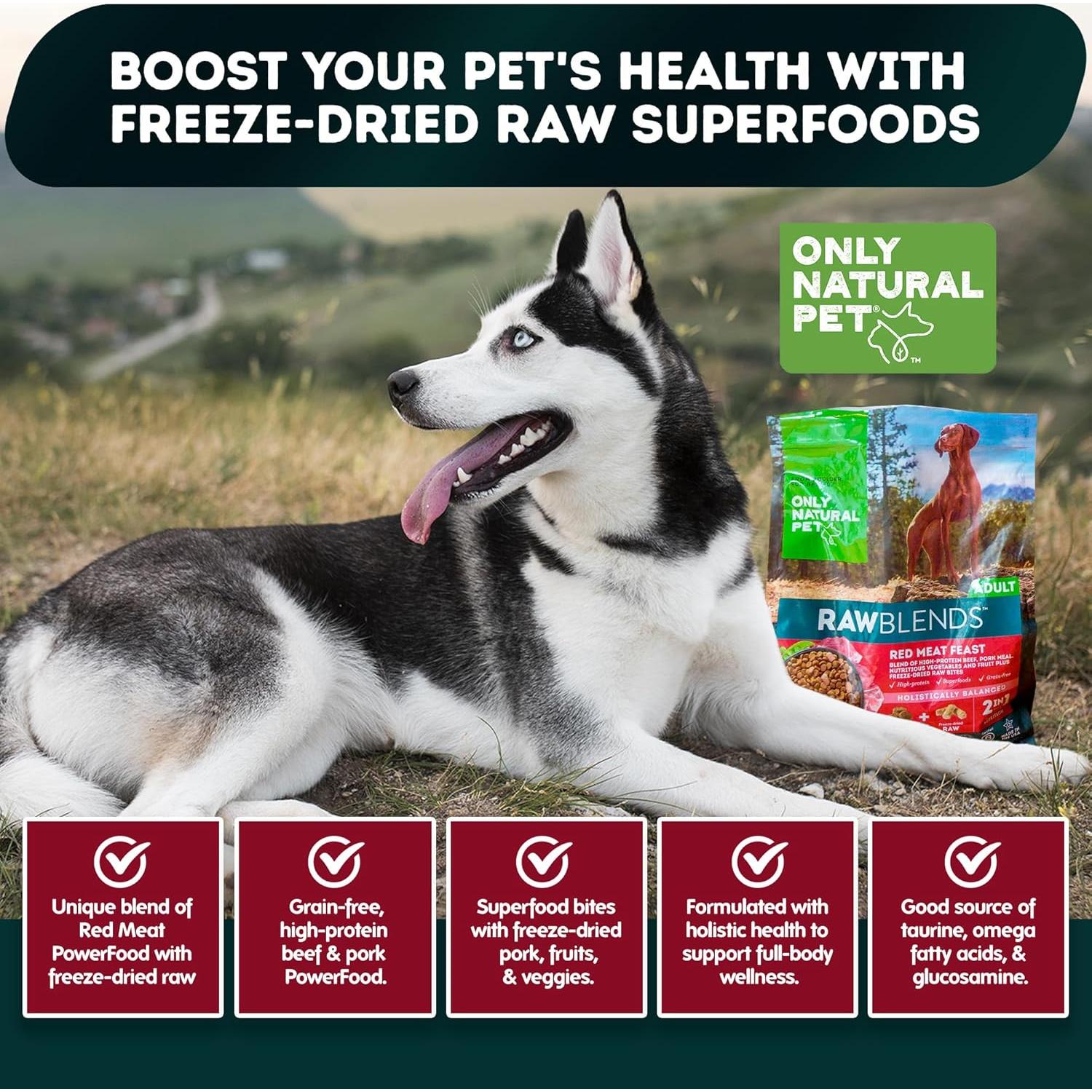 Comida para Perros Solo Natural Fiesta de Carne Roja 1.81kg