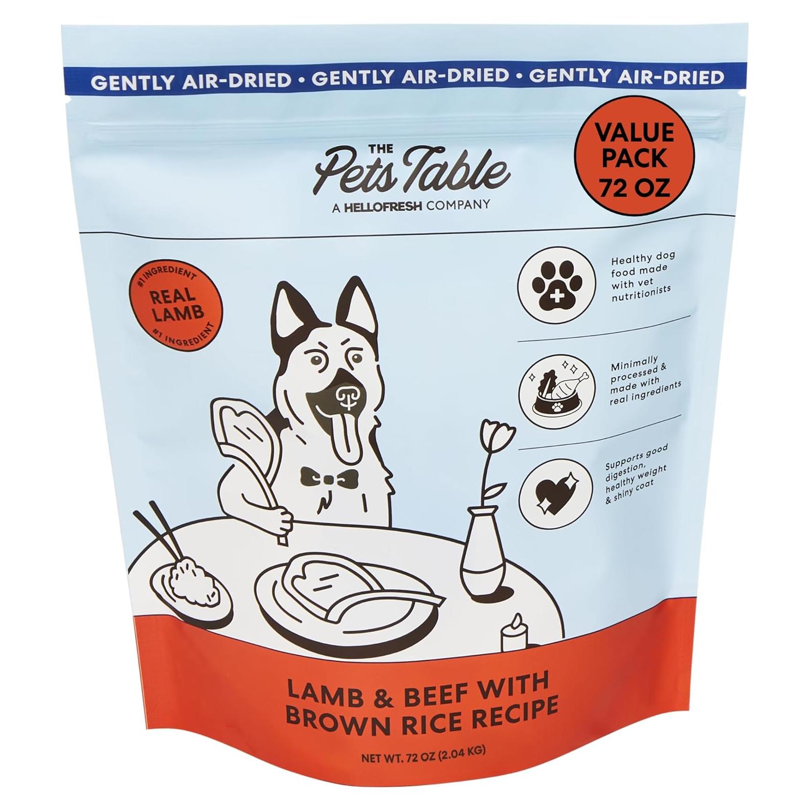 Comida Deshidratada para Perros La Mesa de Mascotas 2.04 kg Cordero y Res