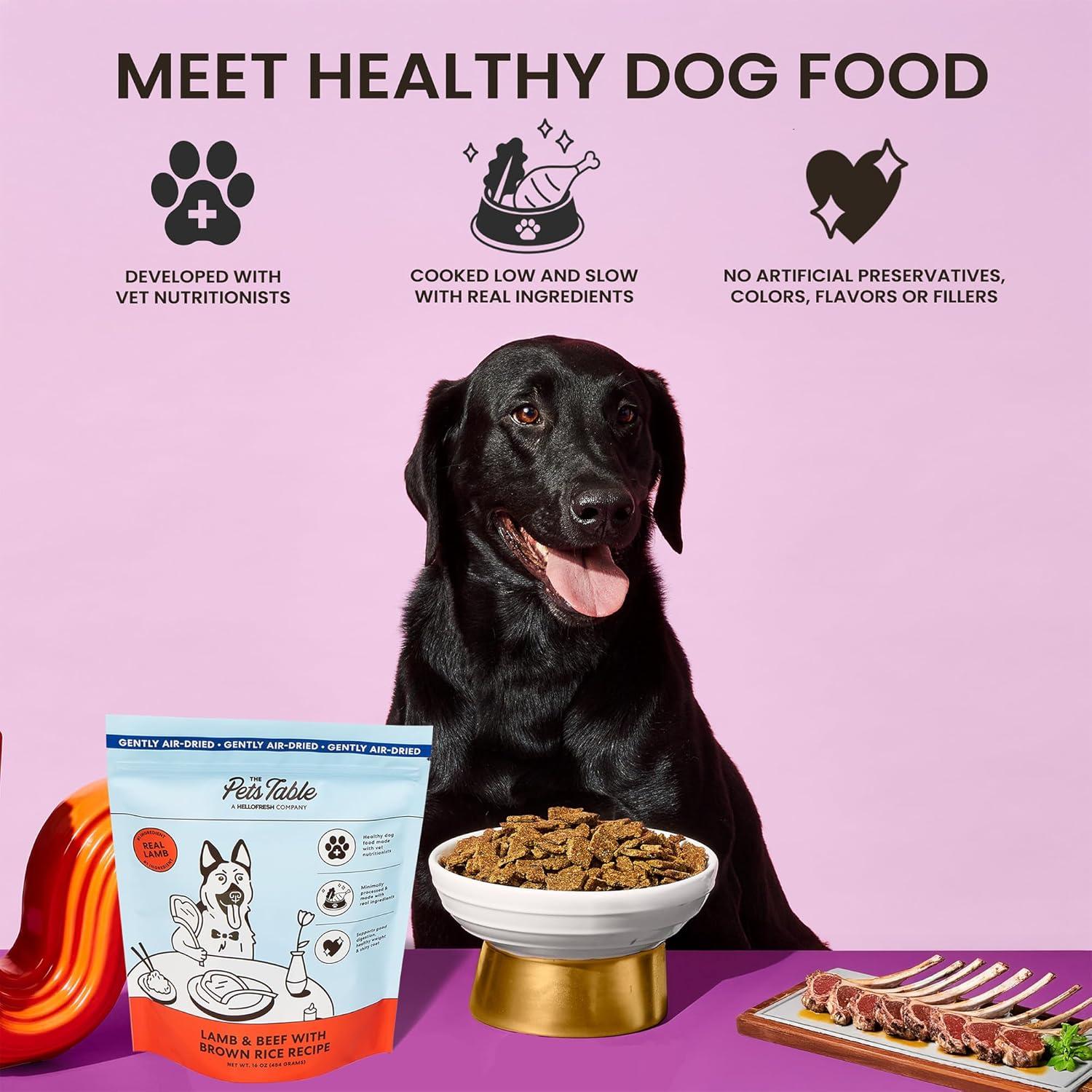 Comida Deshidratada para Perros La Mesa de Mascotas 2.04 kg Cordero y Res