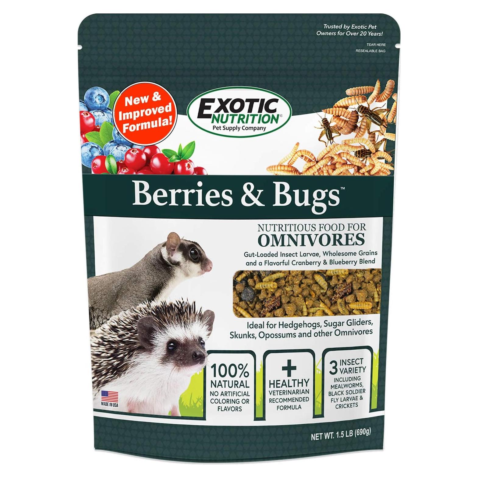 Dieta Natural para Insectívoros Exotic Nutrition 1.36 kg