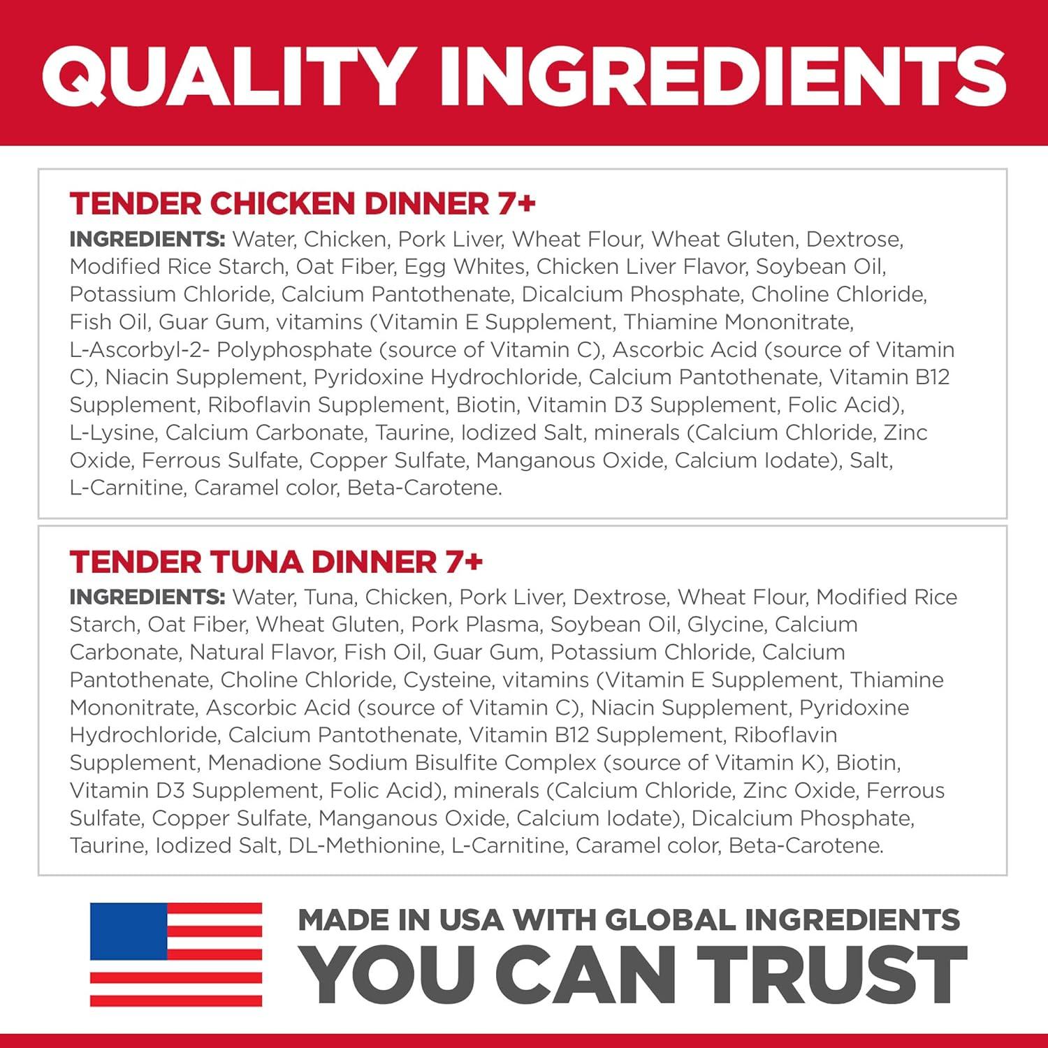 Comida Húmeda para Gatos Hill's Science Diet 7+ Variado 24x79.4g