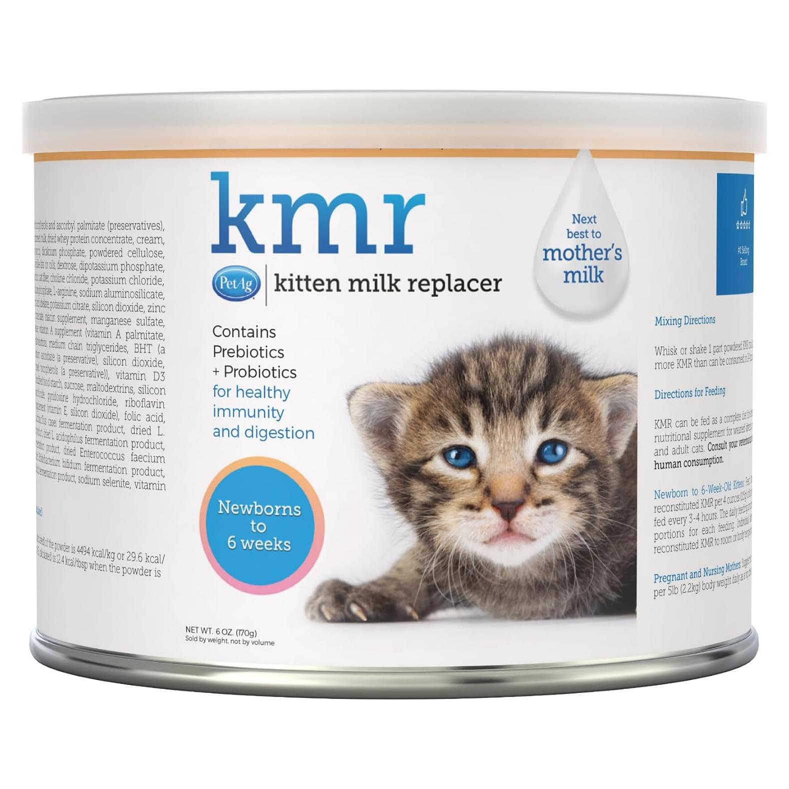 Reemplazo de Leche en Polvo PetAg KMR 170 g para Gatitos