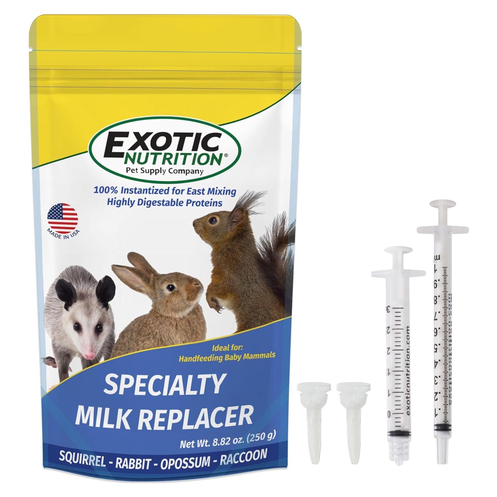 Sustituto de Leche para Ardillas Bebé Exotic Nutrition - Básico