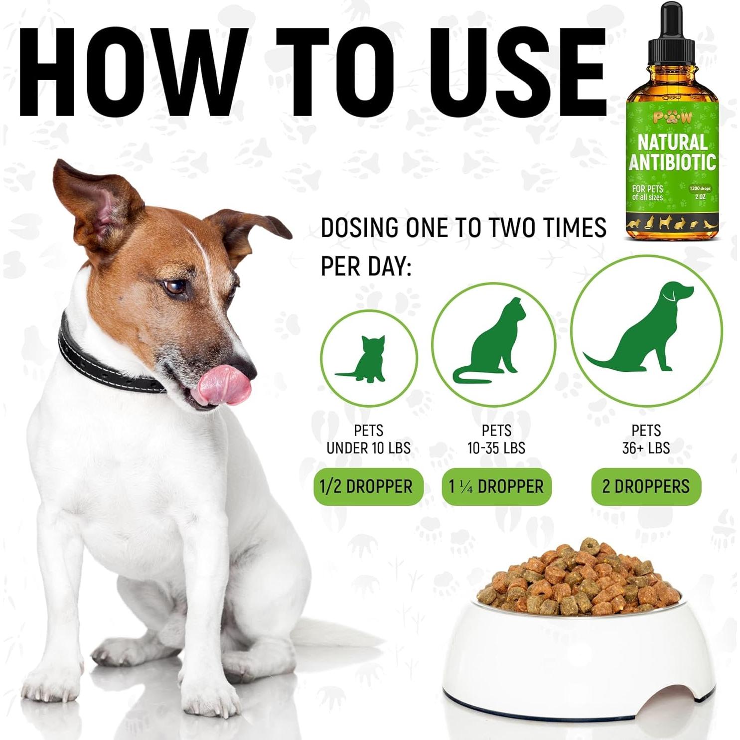 Antibiótico Natural para Perros y Gatos Golden Paw 60 ml